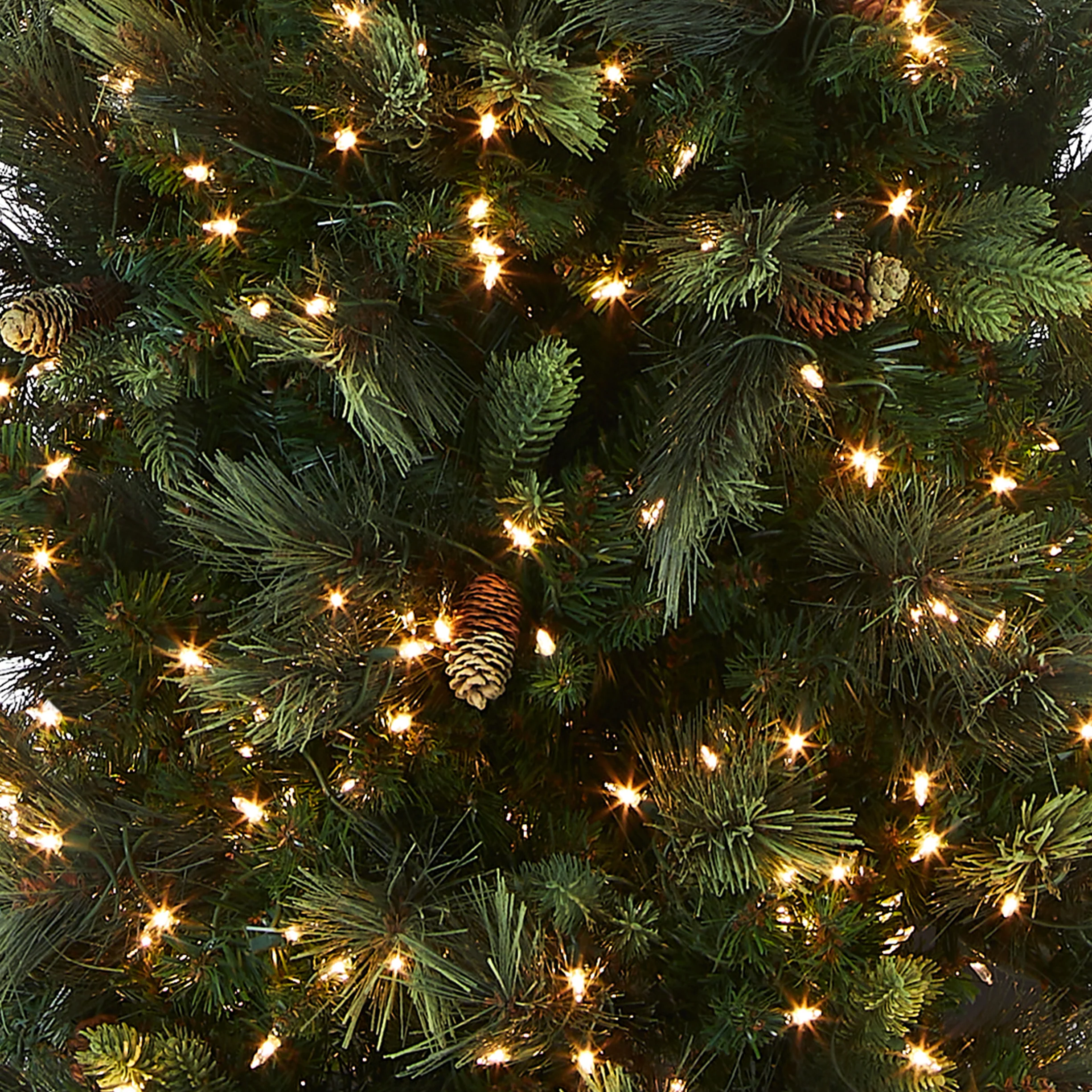 10 ft.Pre-Lit Carolina Pine Slim Tree with Clear Lights, Plug-In - Image 3