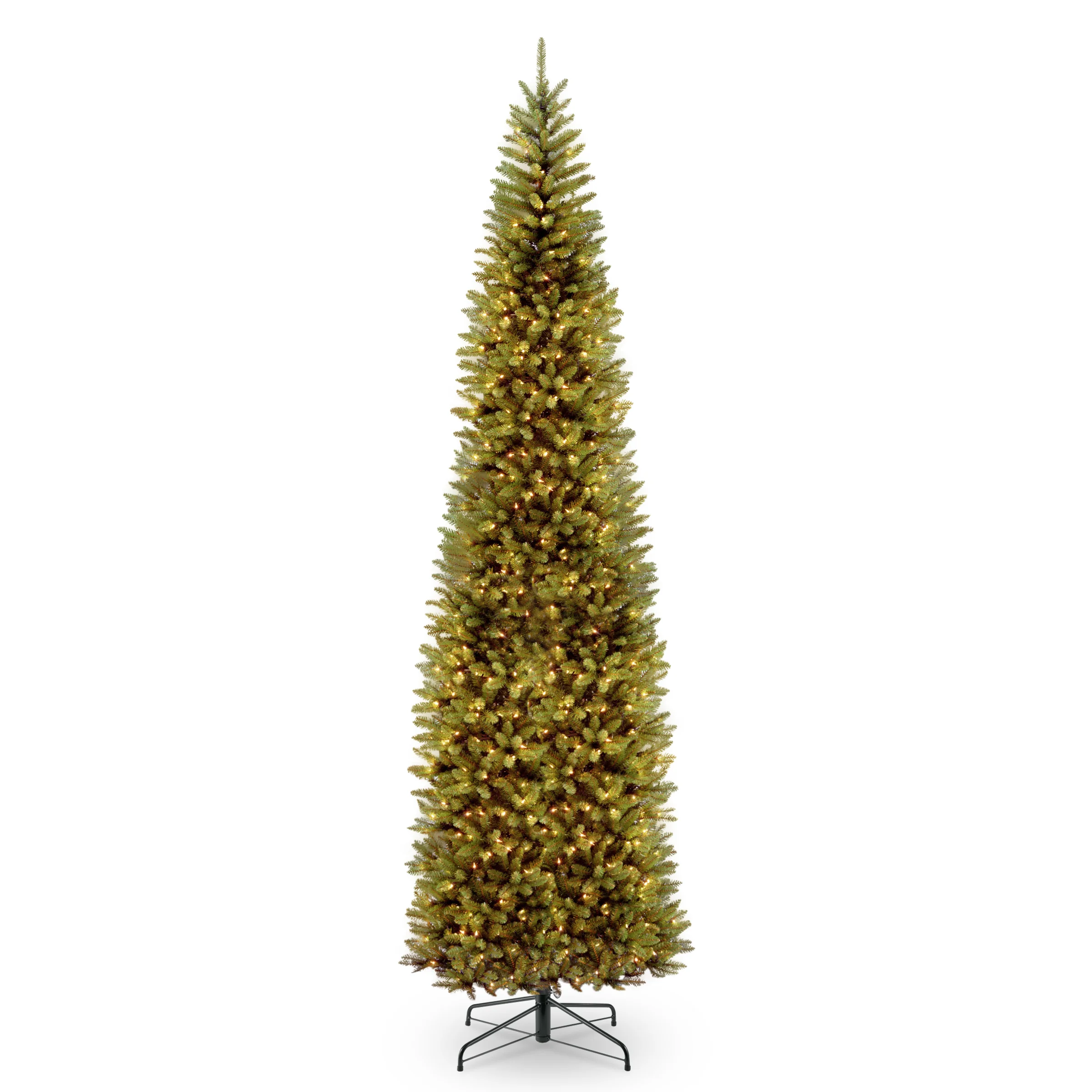 10 ft. Pre-Lit Kingswood Fir Pencil Slim Tree with Clear Lights, Plug-In - Image 5