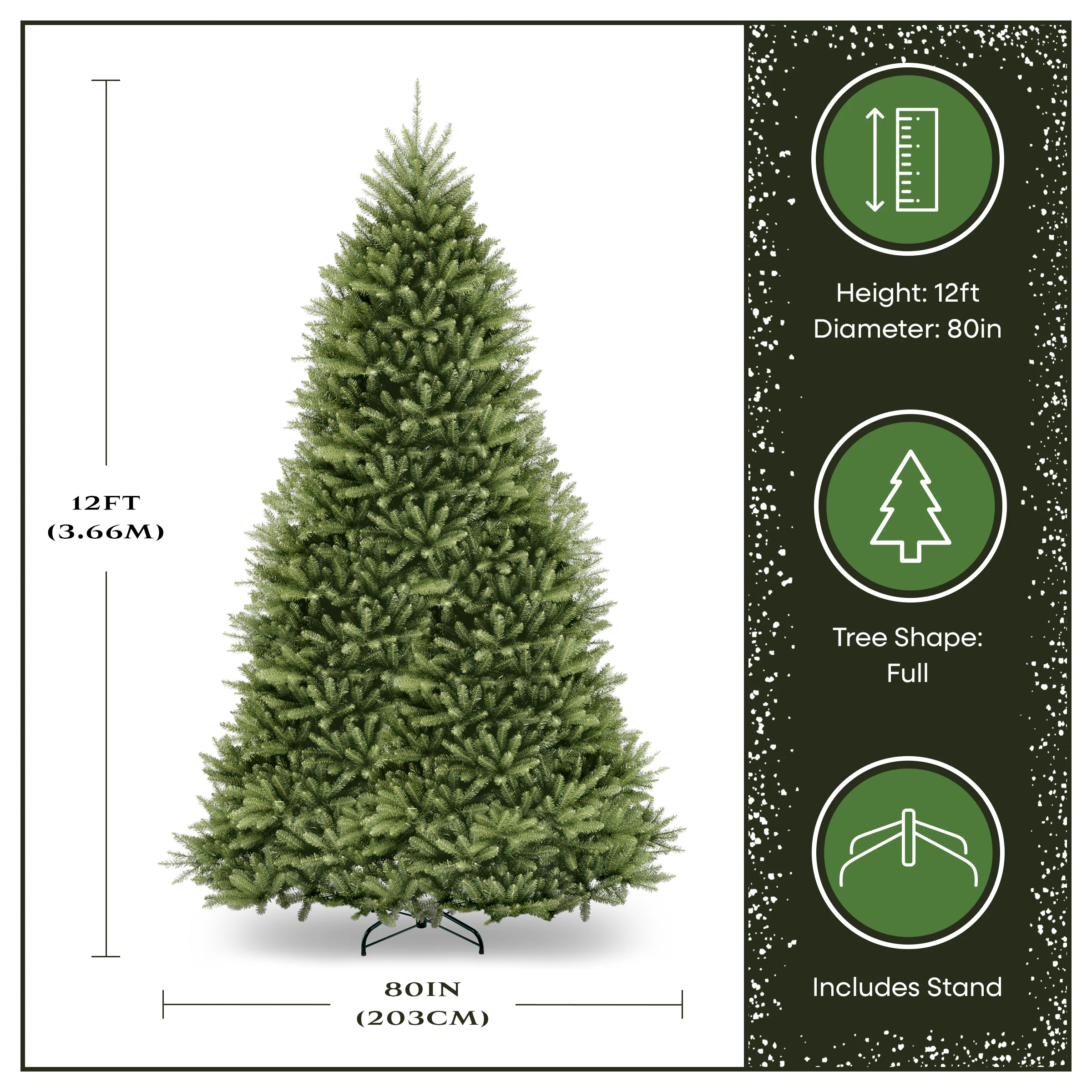 12 ft. Dunhill Fir Tree - Image 3