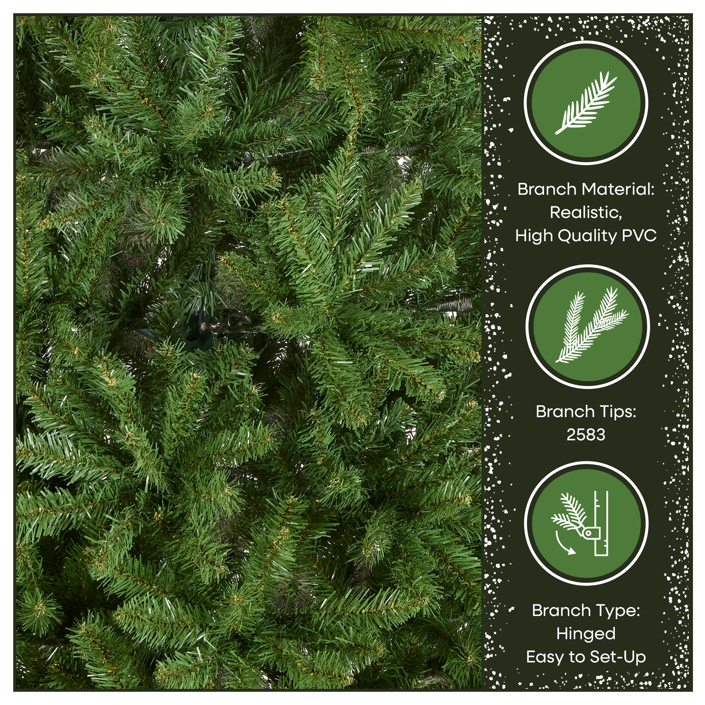 12 ft. Kingswood Fir Pencil Slim Tree - Image 5