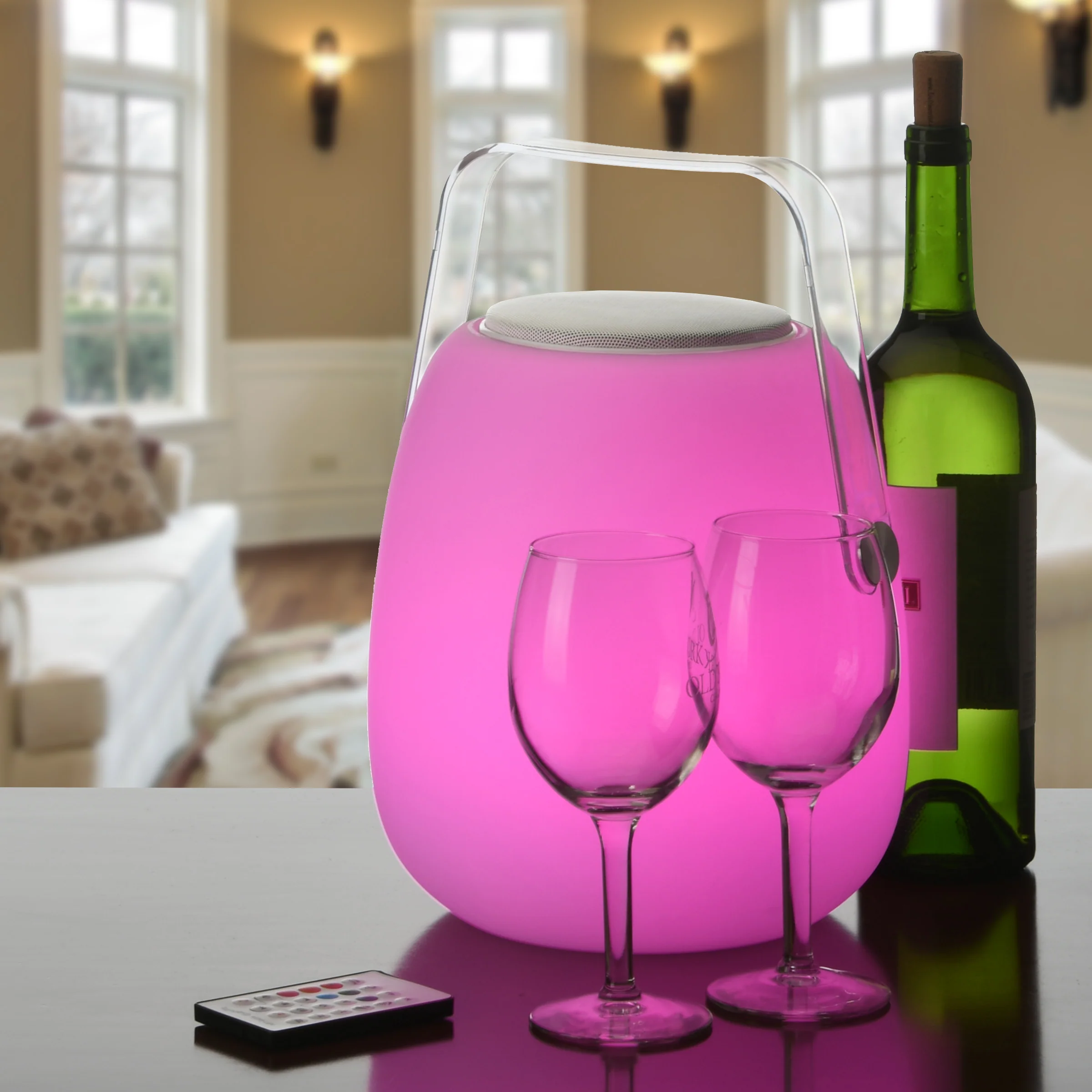 12 in. Big Belly Speaker with Color Changing LED Lights - Image 2