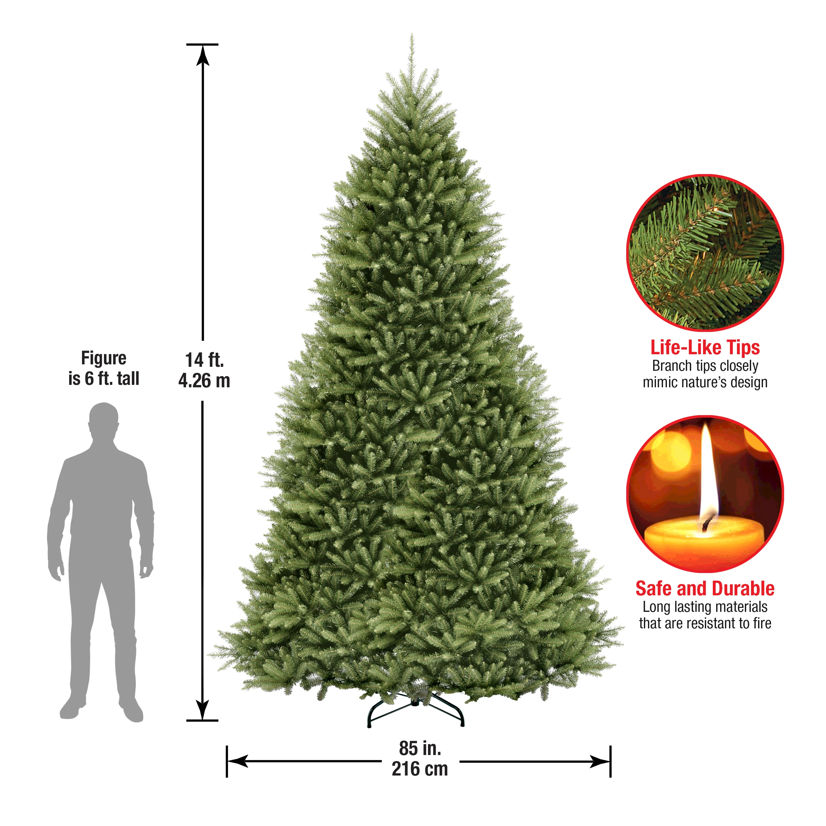 14 ft. Dunhill Fir Tree - Image 6