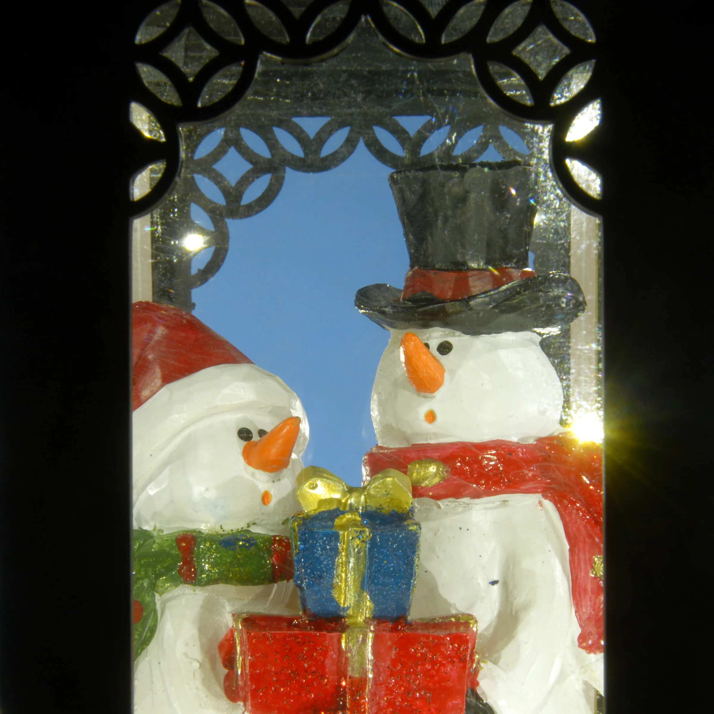 15 in. Lighted Holiday Lantern - Image 2