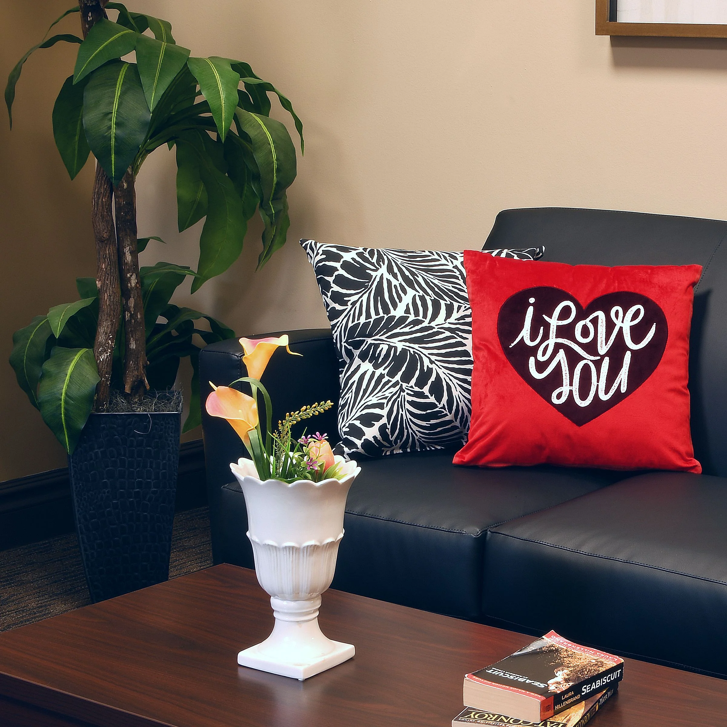16 in. Valentine's 'I Love You' Pillow Decoration - Image 2