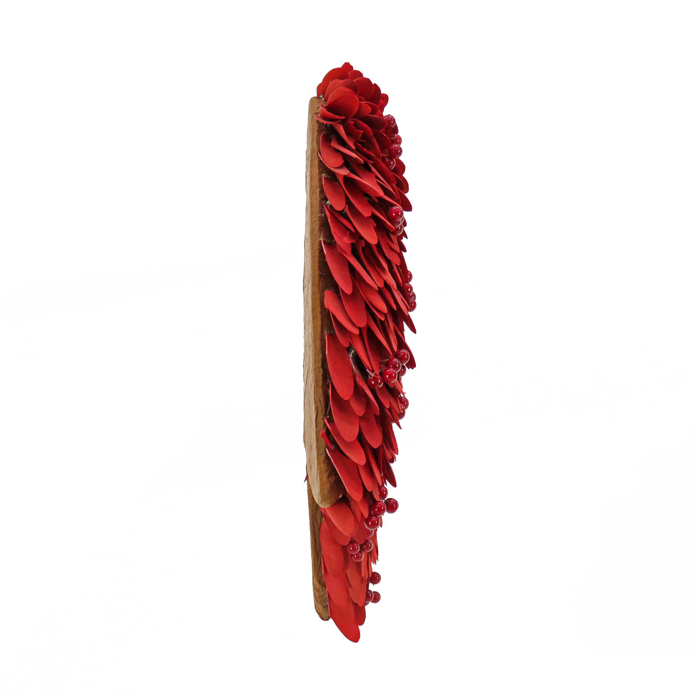 16 in. Valentine's Angel Wings Decorated with Red Petals - Image 4