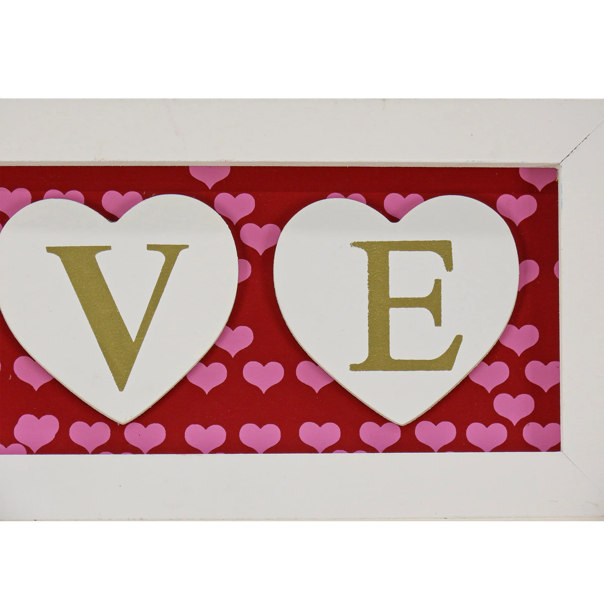 16 in. Valentine's 'LOVE' Hanging Wall Decoration - Image 3