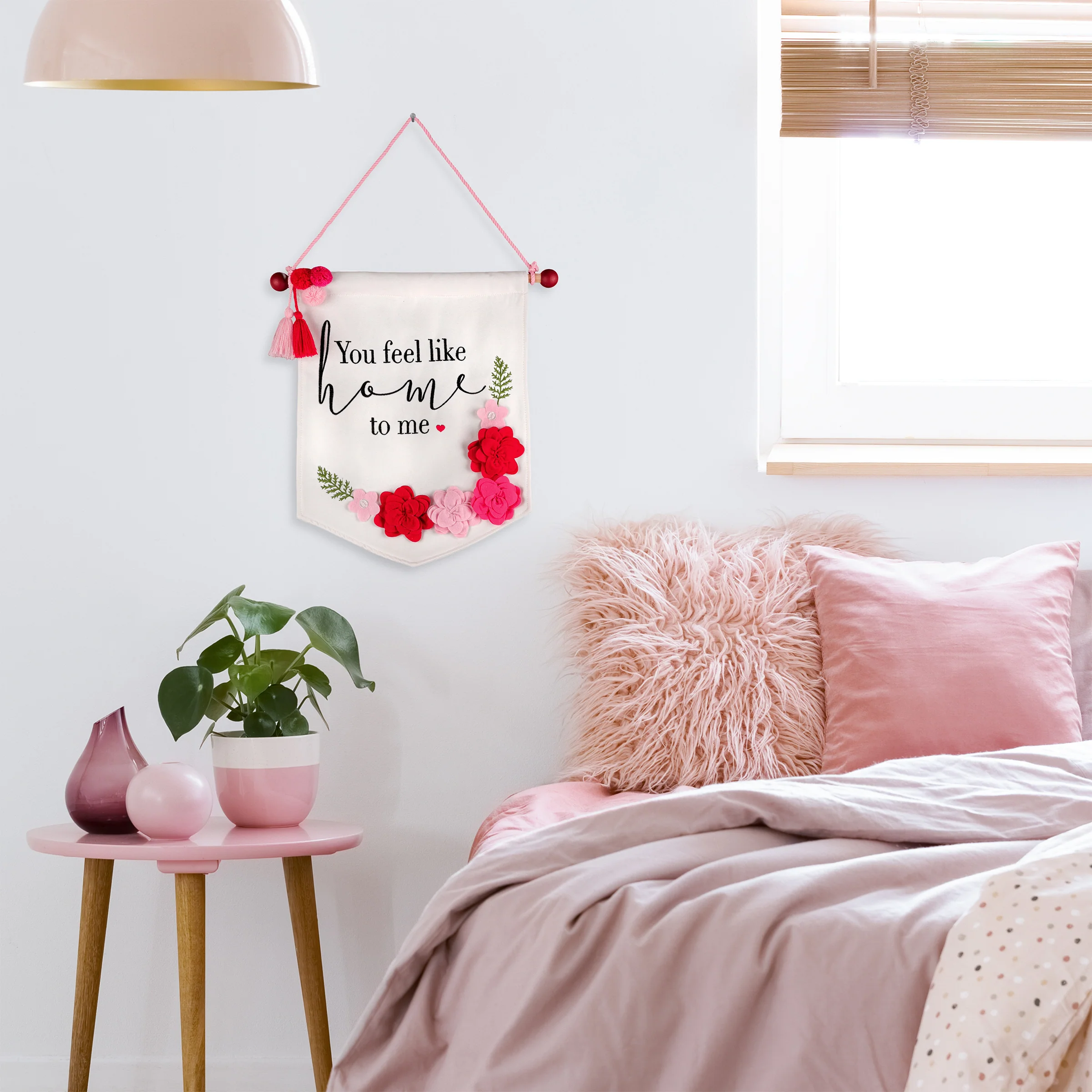 18.5 in. Valentine's 'You Feel Like Home' Banner - Image 2