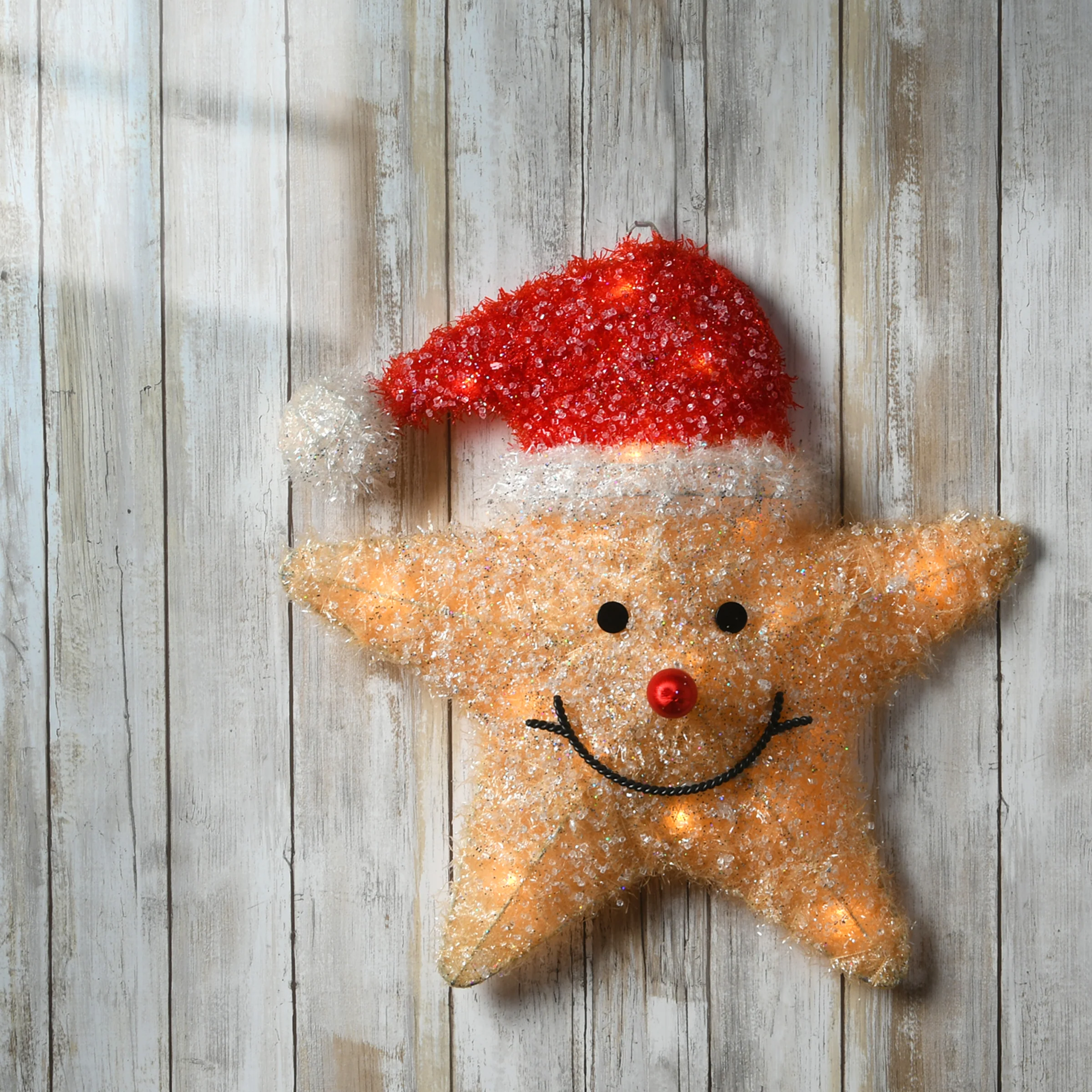 18 in. Battery Operated Smiling Yellow Star - Image 2