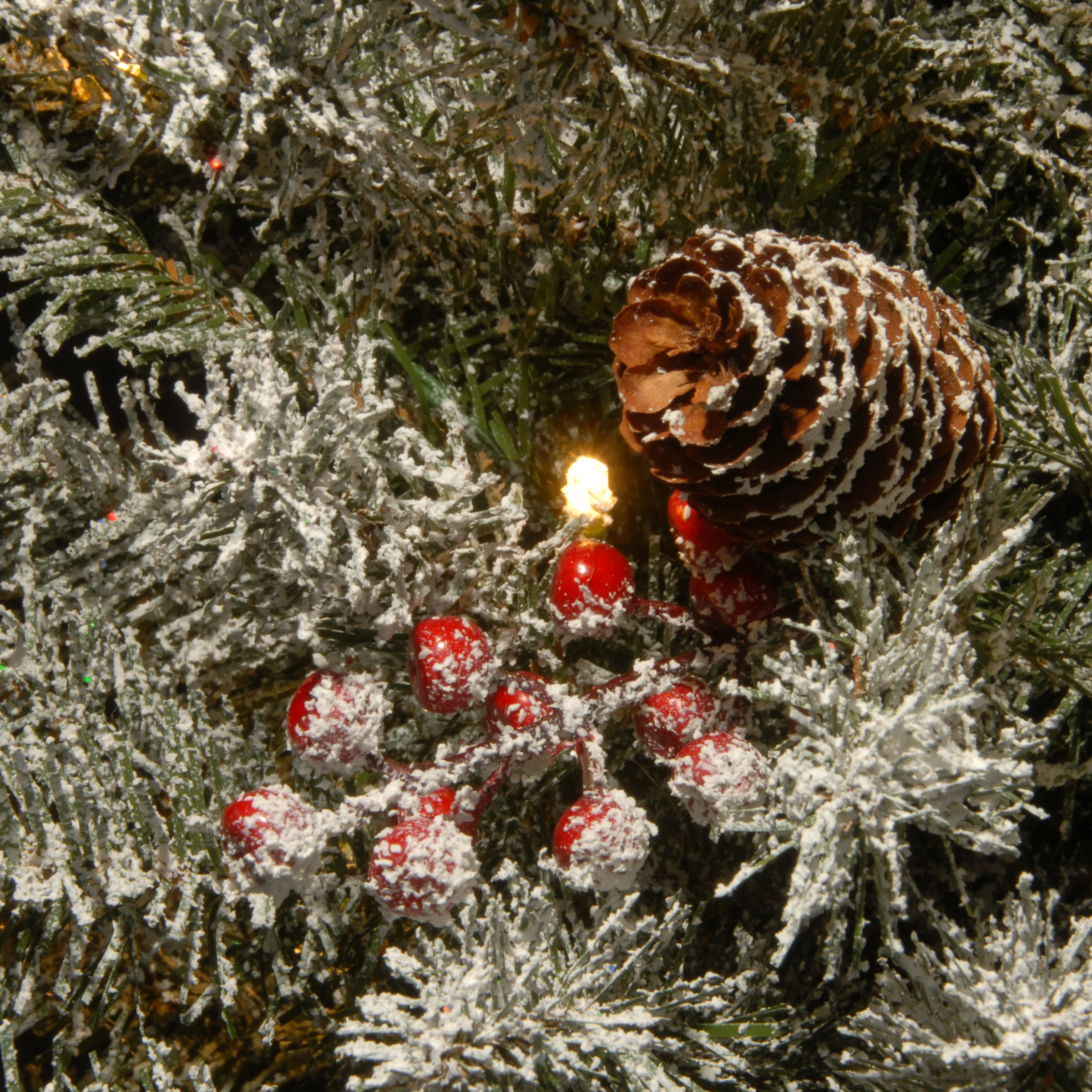 2 ft. Pre-Lit Dunhill Fir Tree with LED Lights - Image 9
