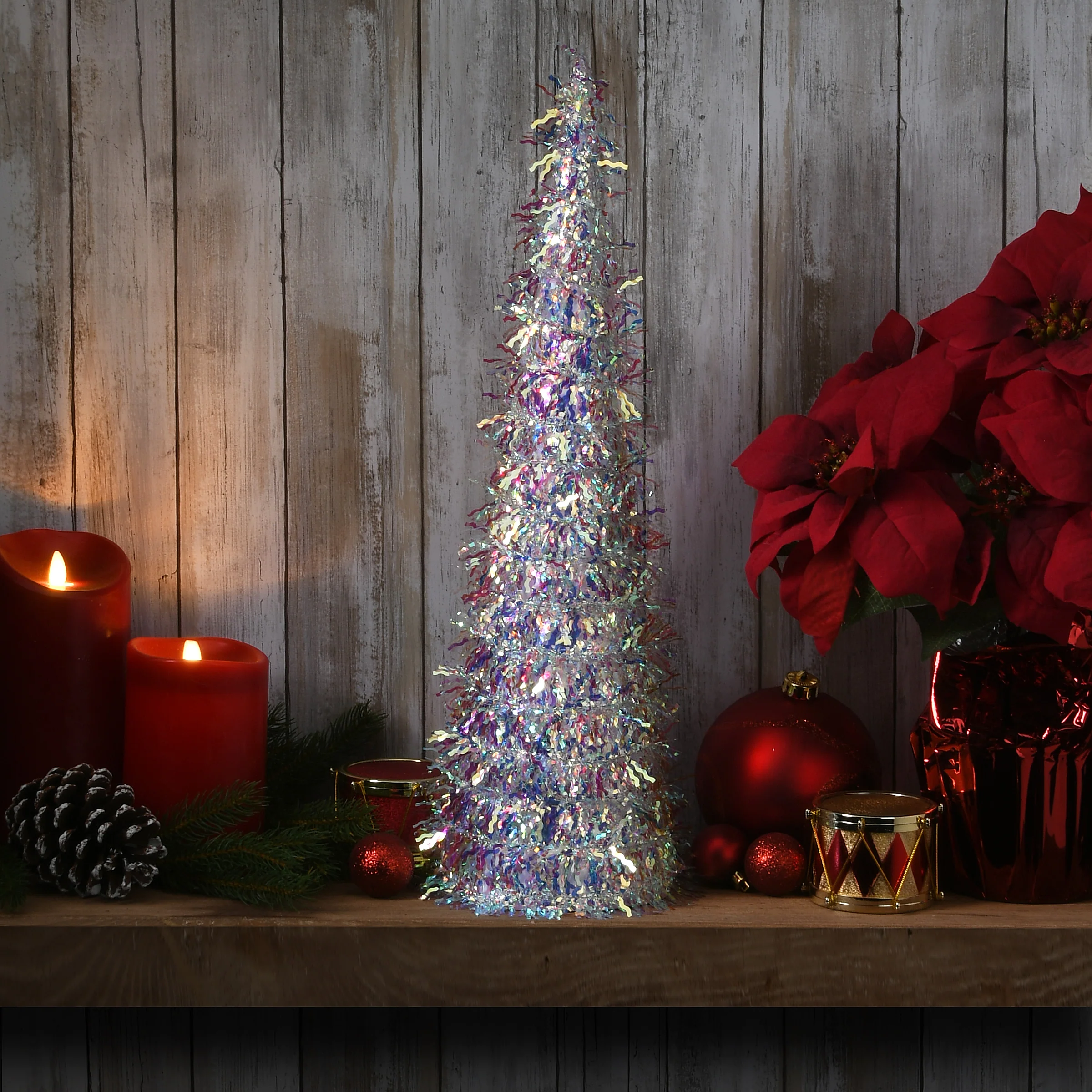 20 in. Iridescent Cone Tree - Image 2
