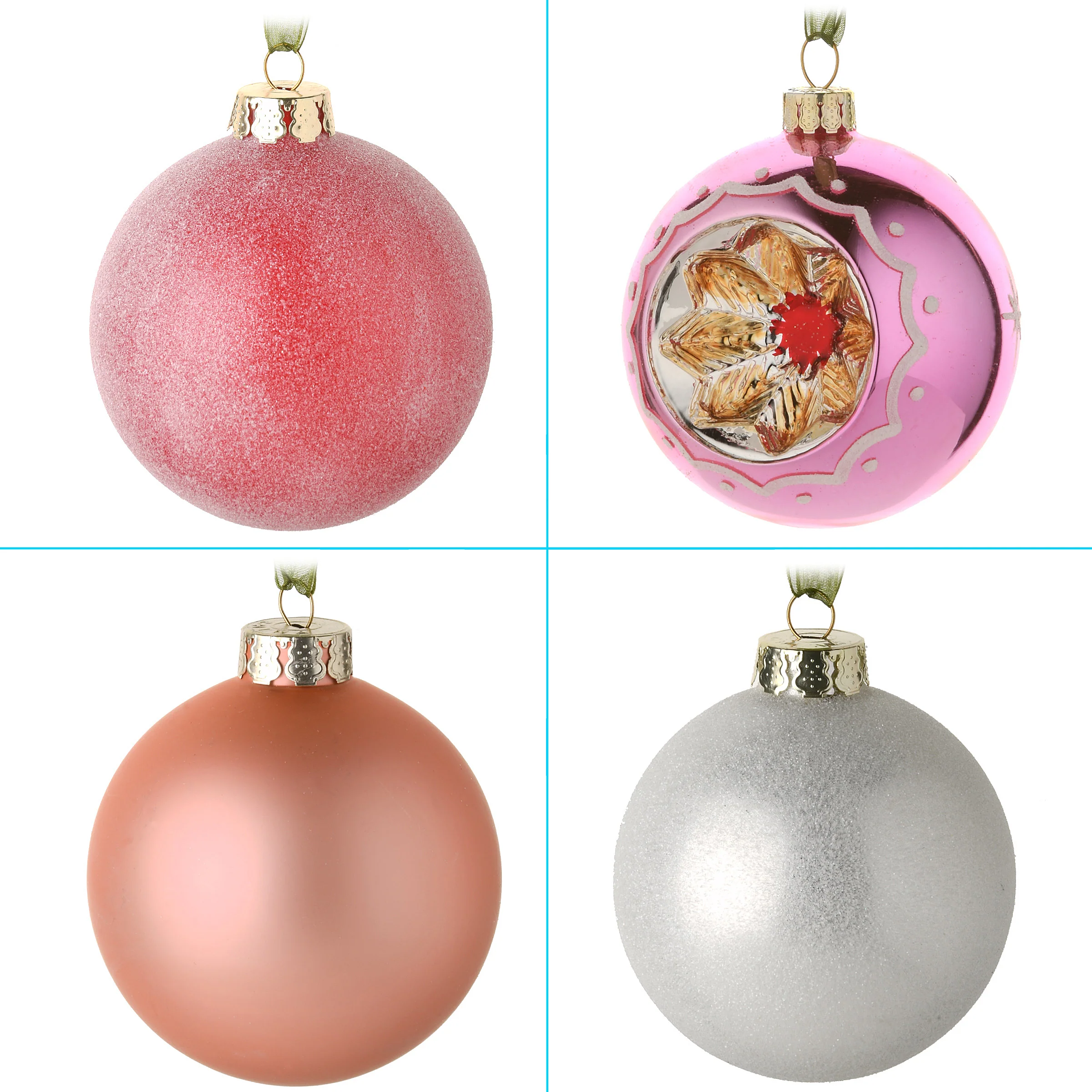 20-Piece Christmas Tree Ornament Set, Be Merry Collection - Image 6