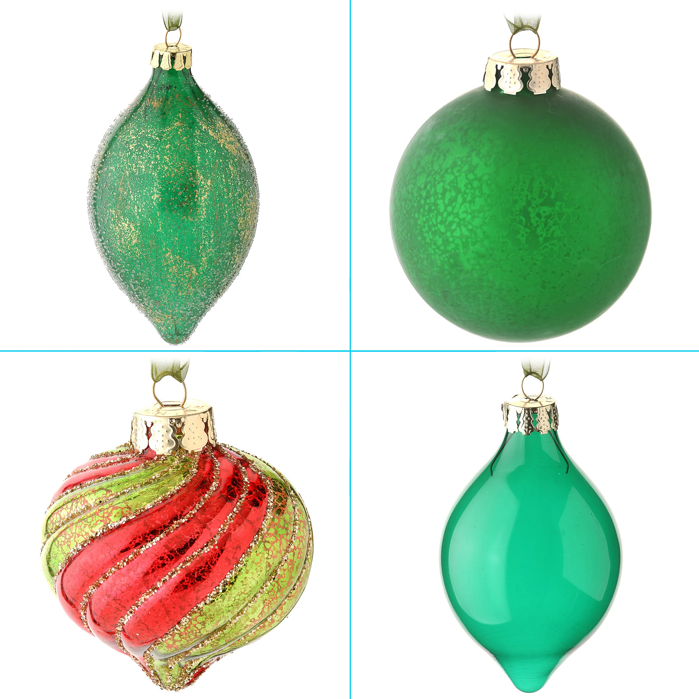 20-Piece Christmas Tree Ornament Set, Rural Homestead Collection - Image 3