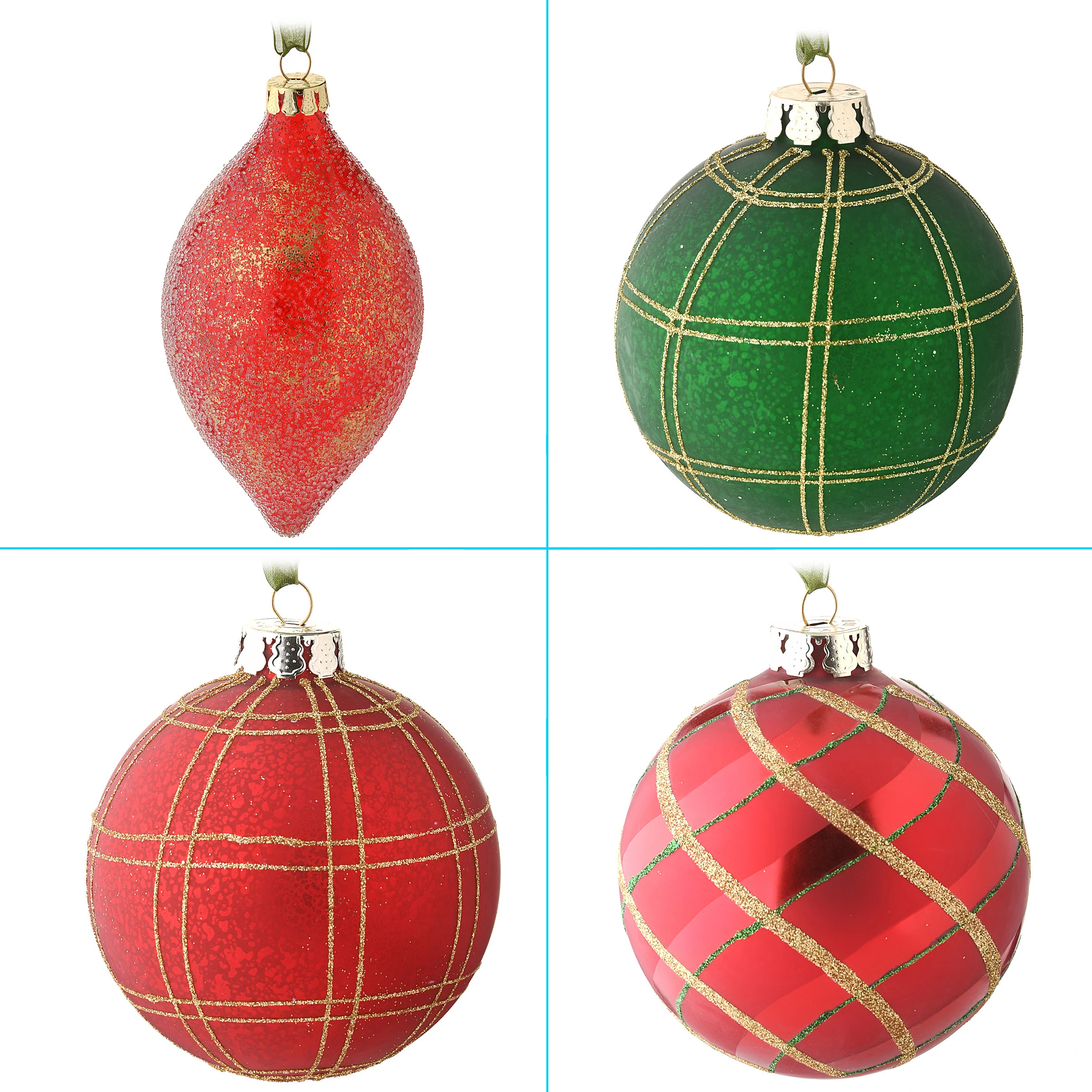 20-Piece Christmas Tree Ornament Set, Rural Homestead Collection - Image 4