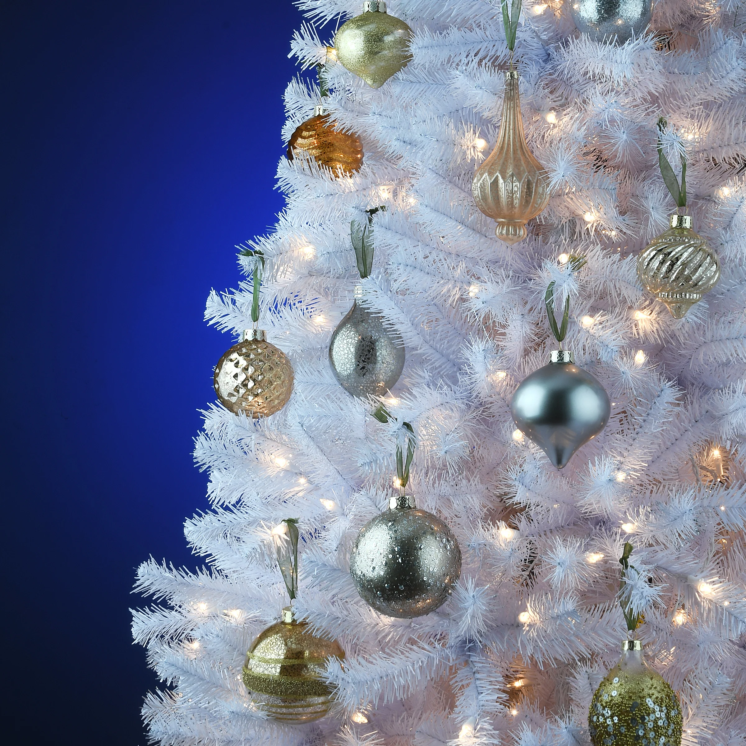 20-Piece Christmas Tree Ornament Set, Yuletide Glam Collection - Image 2