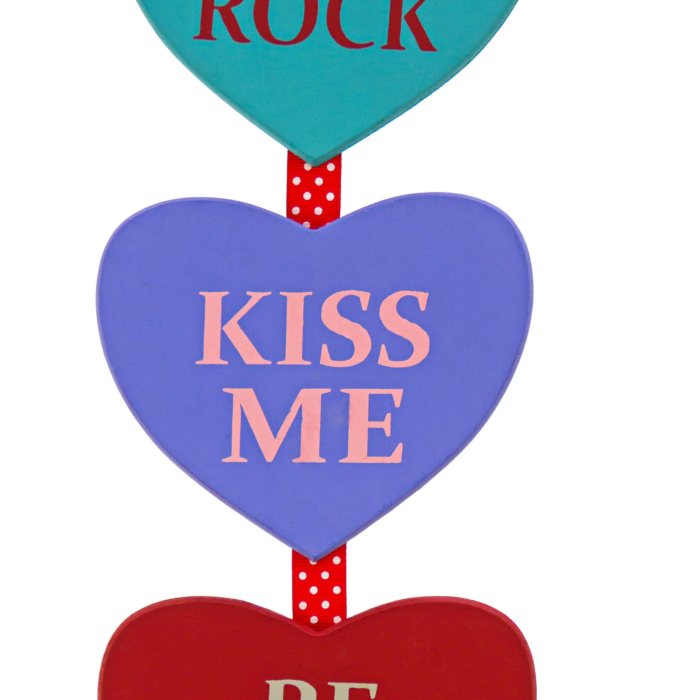Hearts Hanging Wall Decoration, Red, Valentine's Day Collection, 21 Inches - Image 3