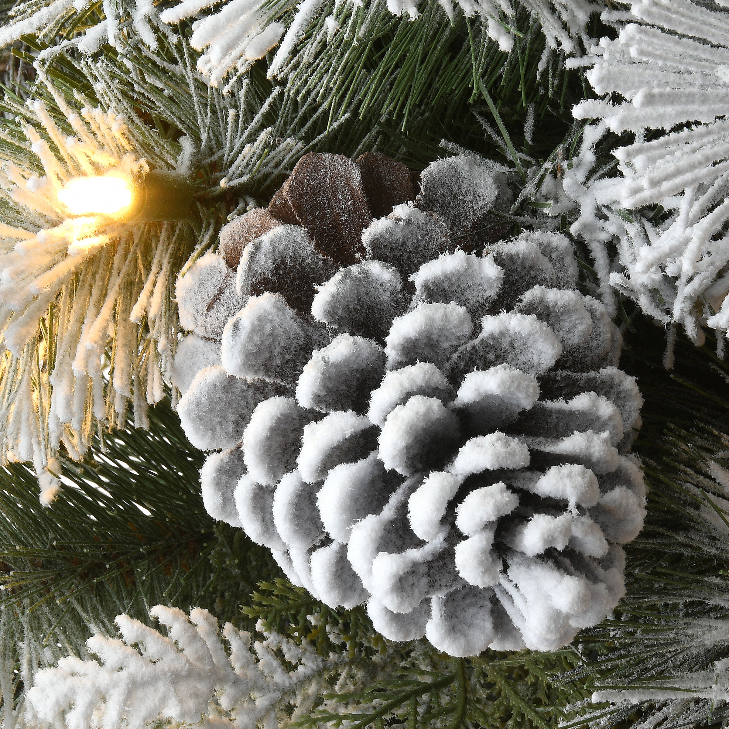 22 in.Pre-Lit Snowy Chiwaw Basin Tree with LED Lights, Plug-In - Image 3