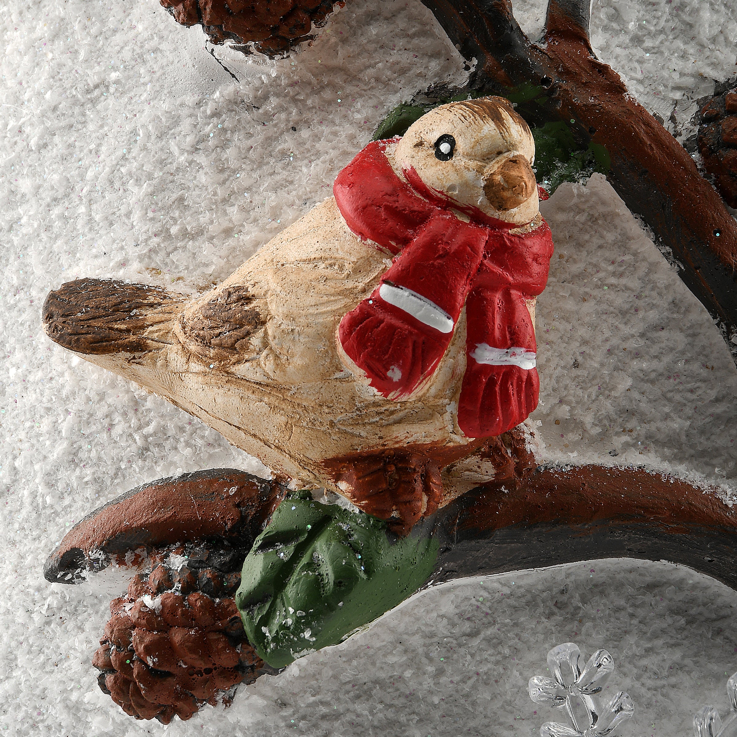 22 in. Lighted Snowman Decor Piece - Image 2