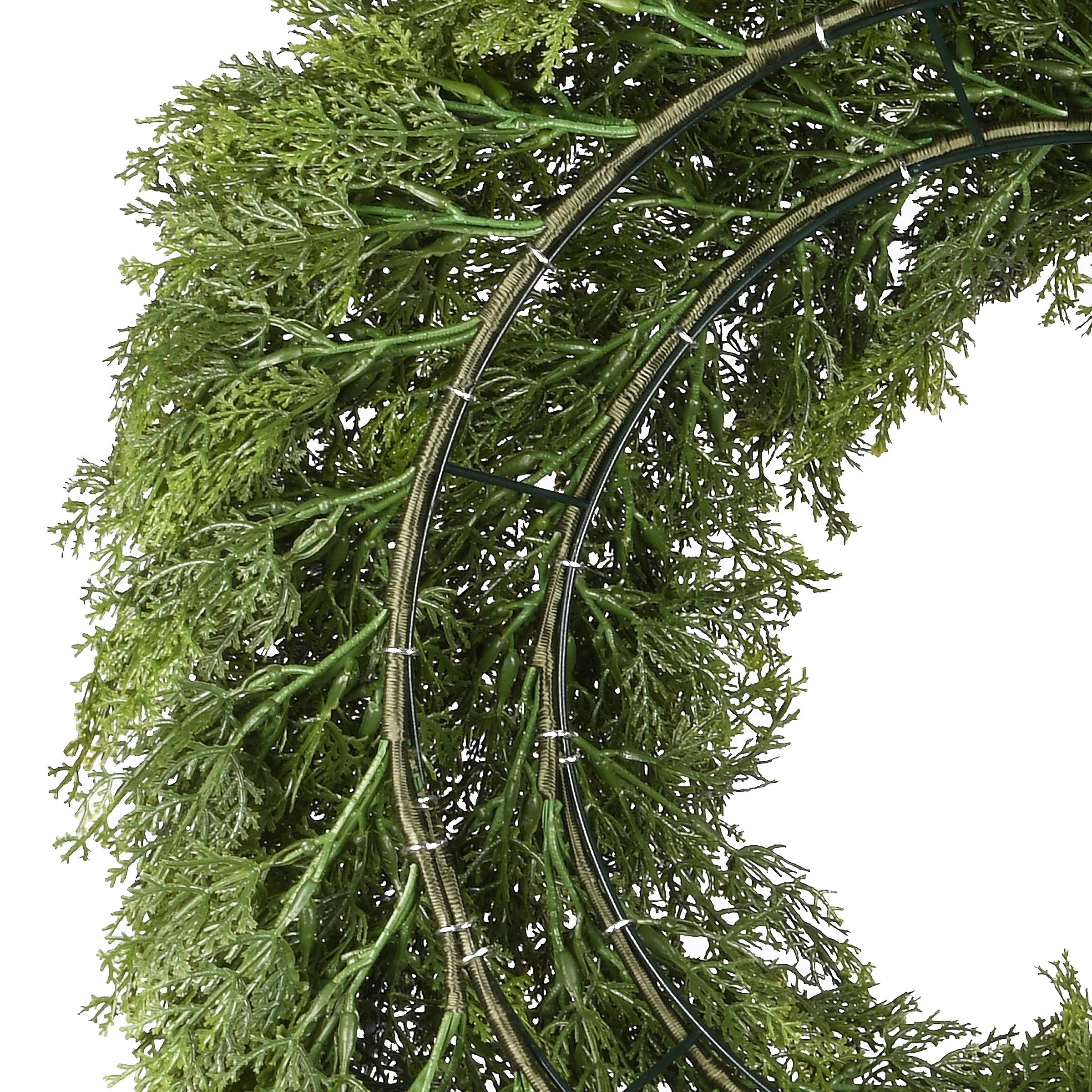 24 in. Arborvitae Wreath - Image 3