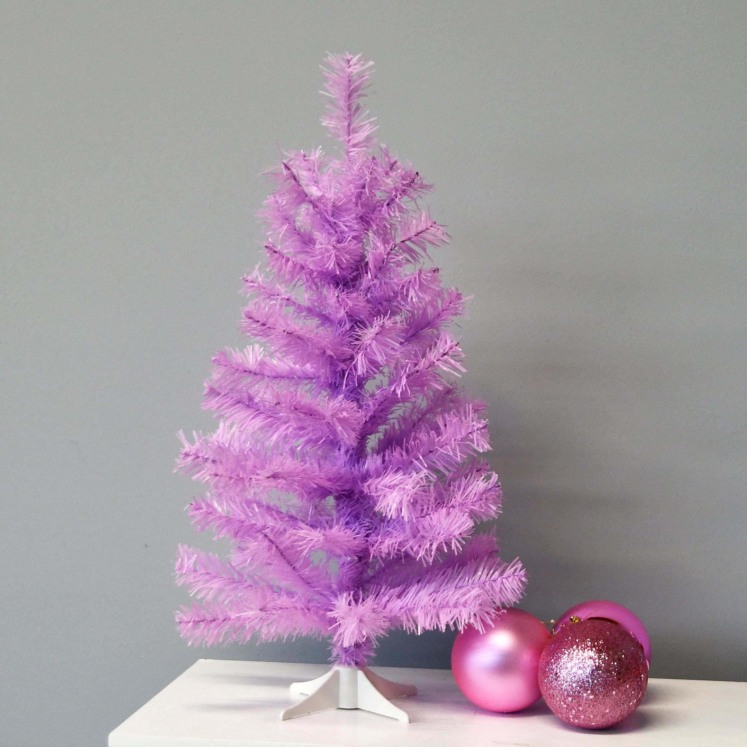 24 in. Colored Pink Tree - Image 2