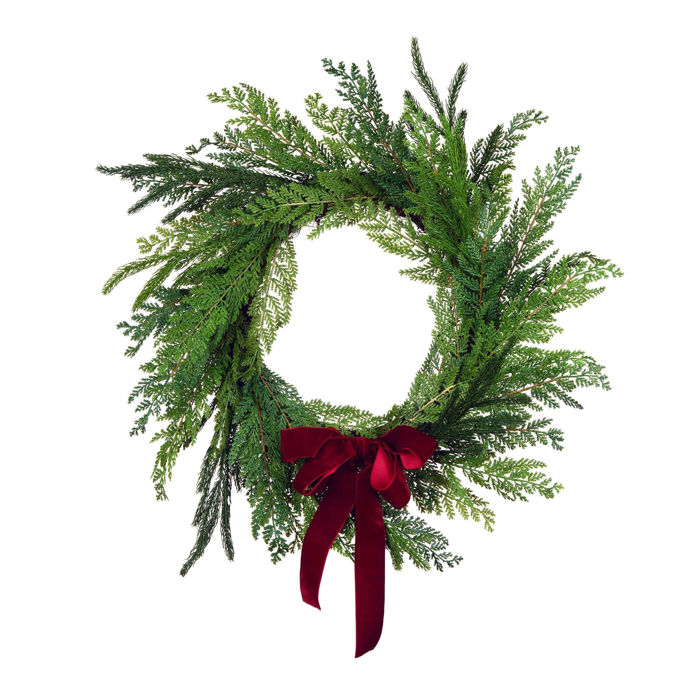 24 in. Christmas Cottage Wreath - Image 5