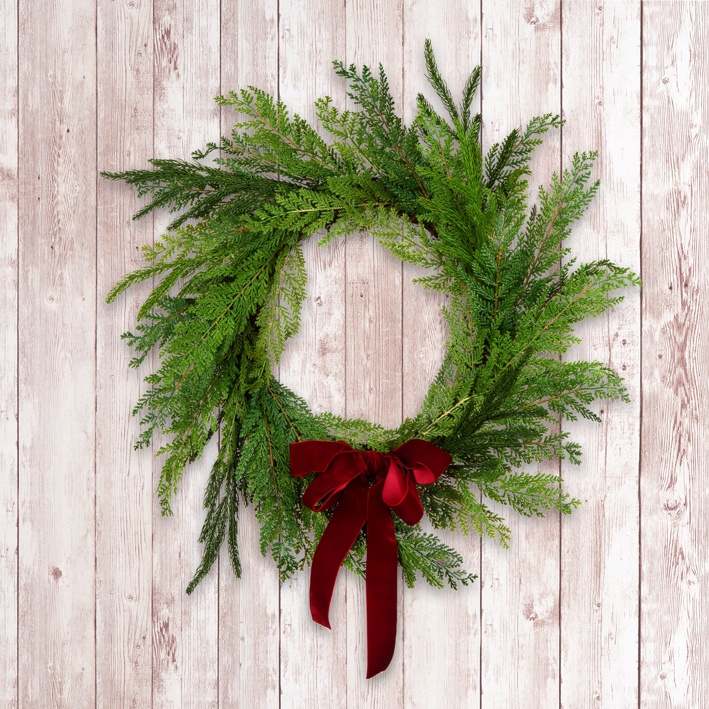 24 in. Christmas Cottage Wreath - Image 6