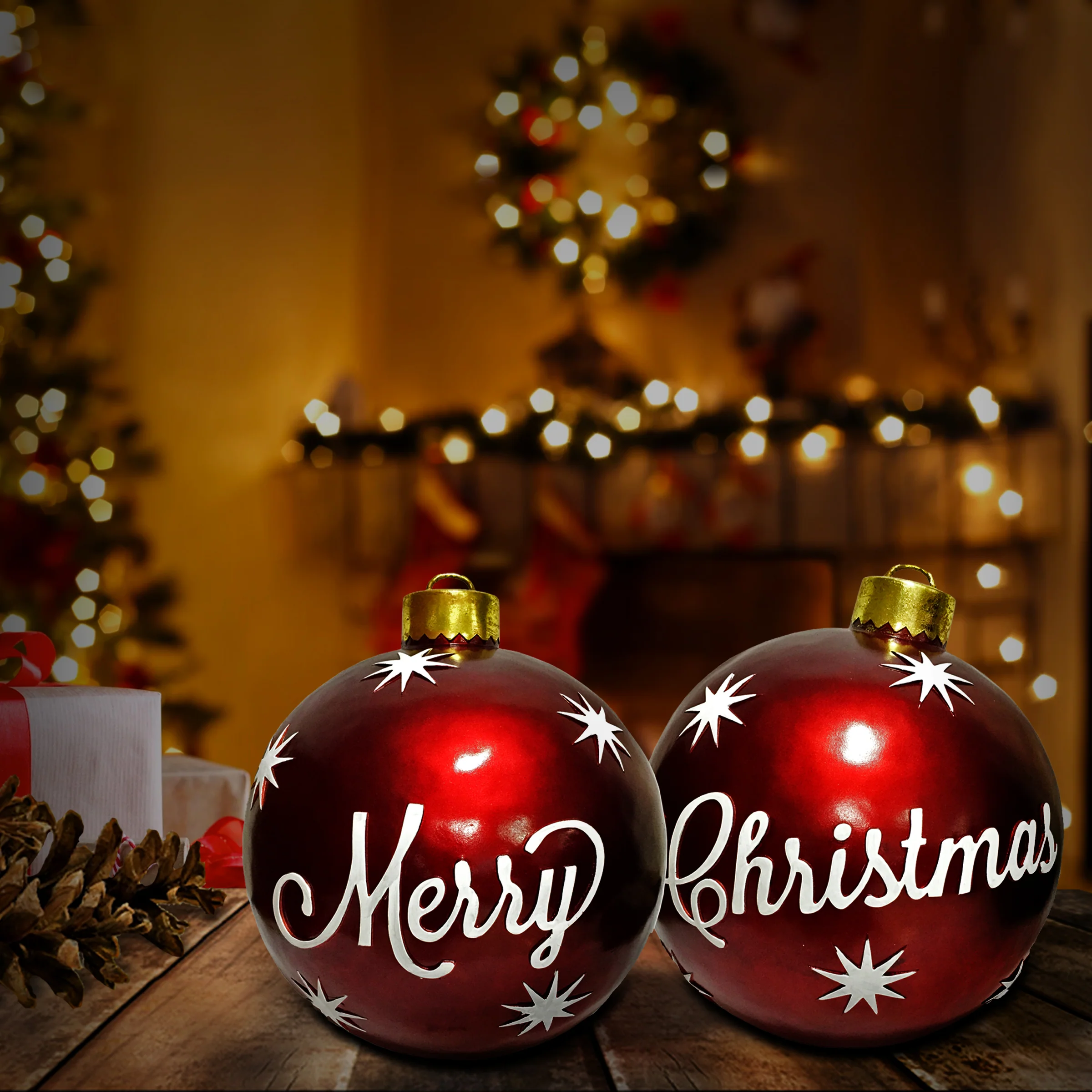 26 in. 2-Piece Ornament Set - Image 2