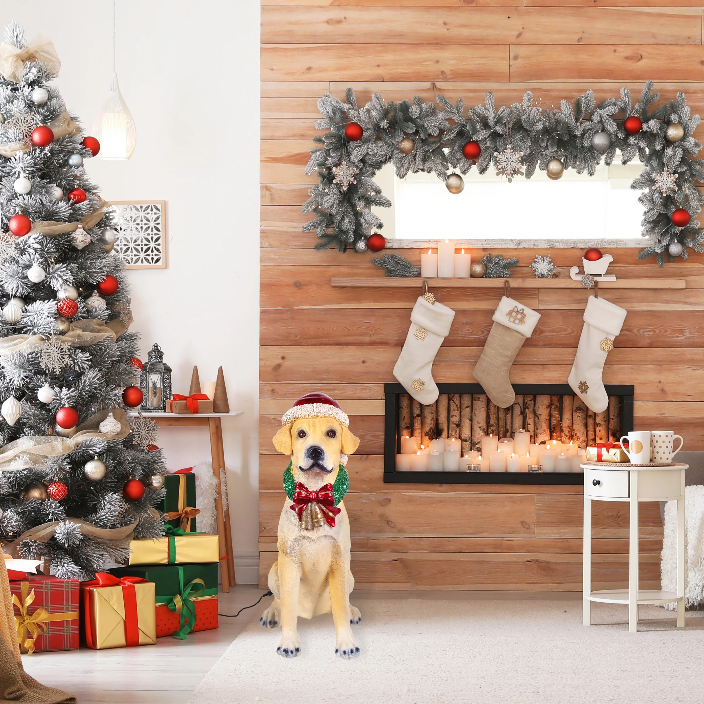 28 in. Motion-Activated Labrador Retriever with Wagging Tail, Plug-In - Image 2