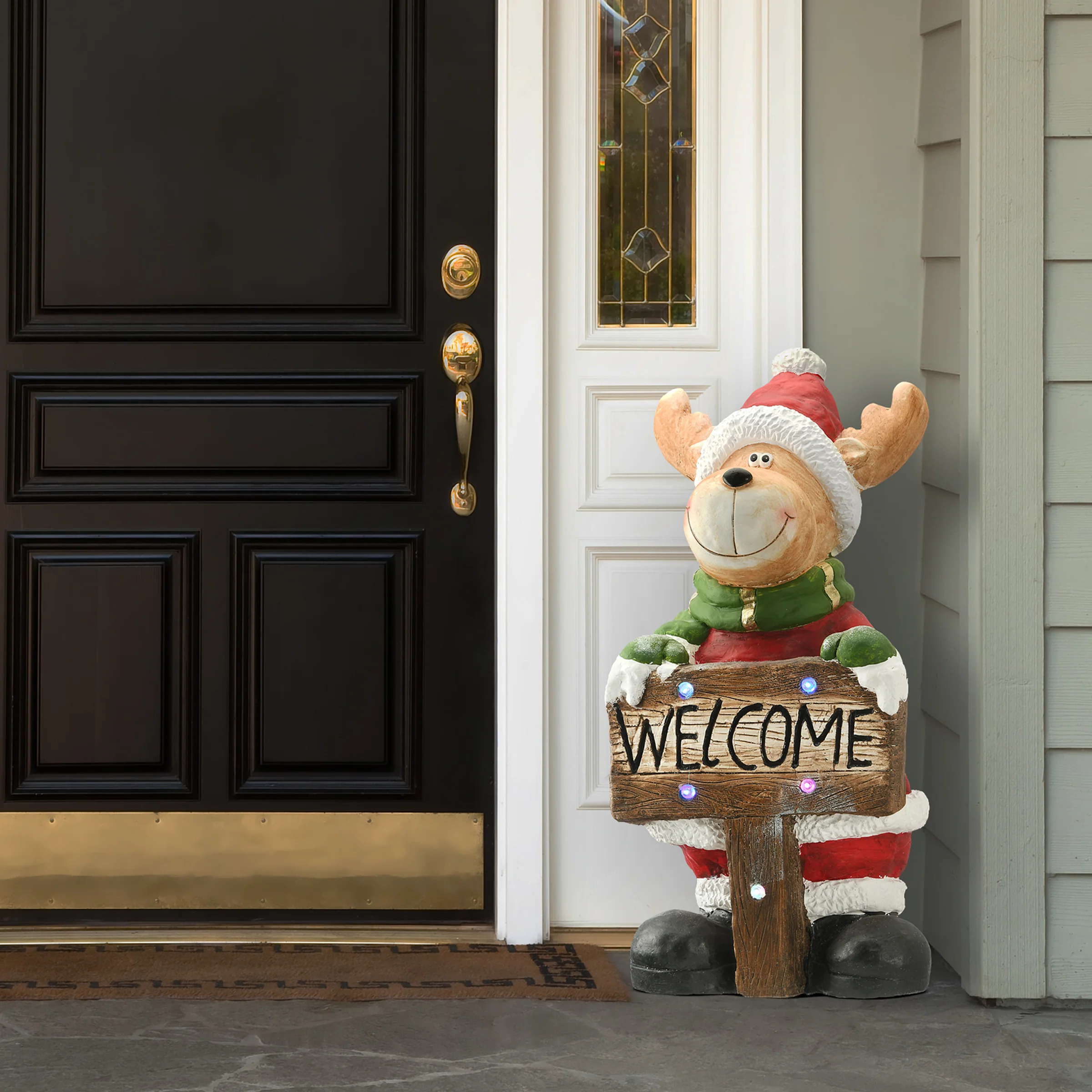 29 in. Lighted Reindeer Decor Piece - Image 2