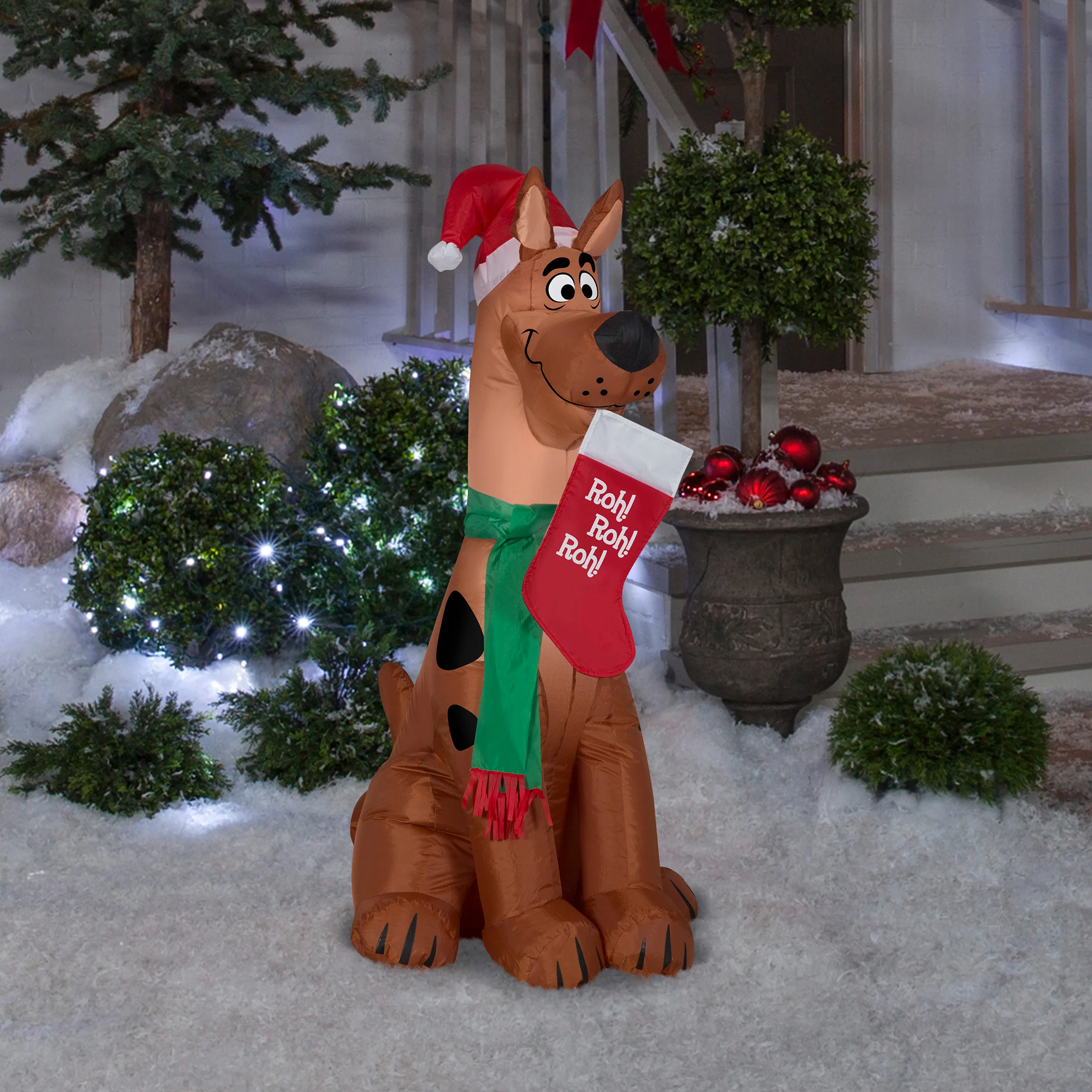 3.5 ft. Inflatable Scooby Doo  with LED Lights, Plug-In - Image 2
