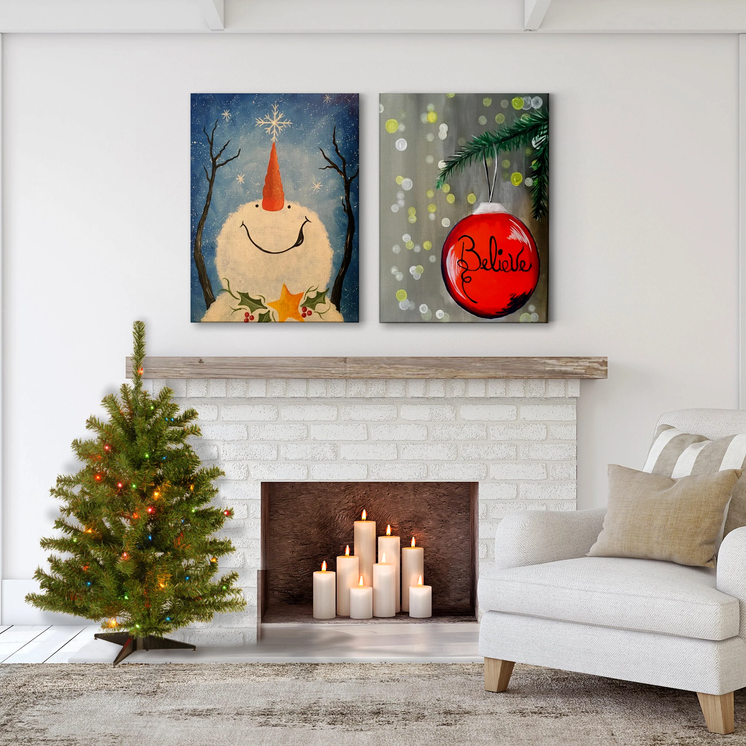 3 ft. Pre-Lit Eastern Spruce Tree with Multicolor Lights - Image 2