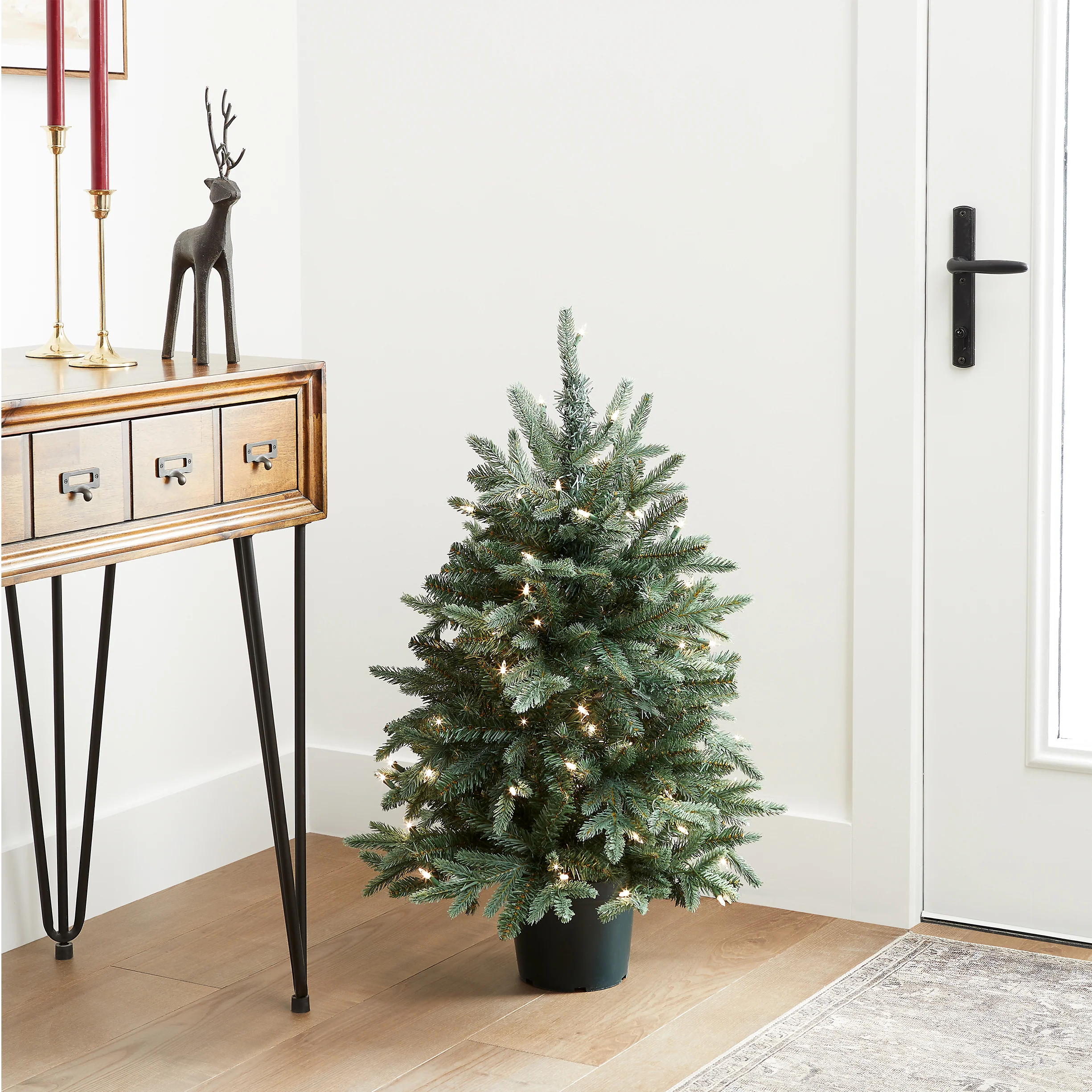 3 ft. Pre-Lit Everyday Collection Tree with Clear Lights, Plug-In - Image 6
