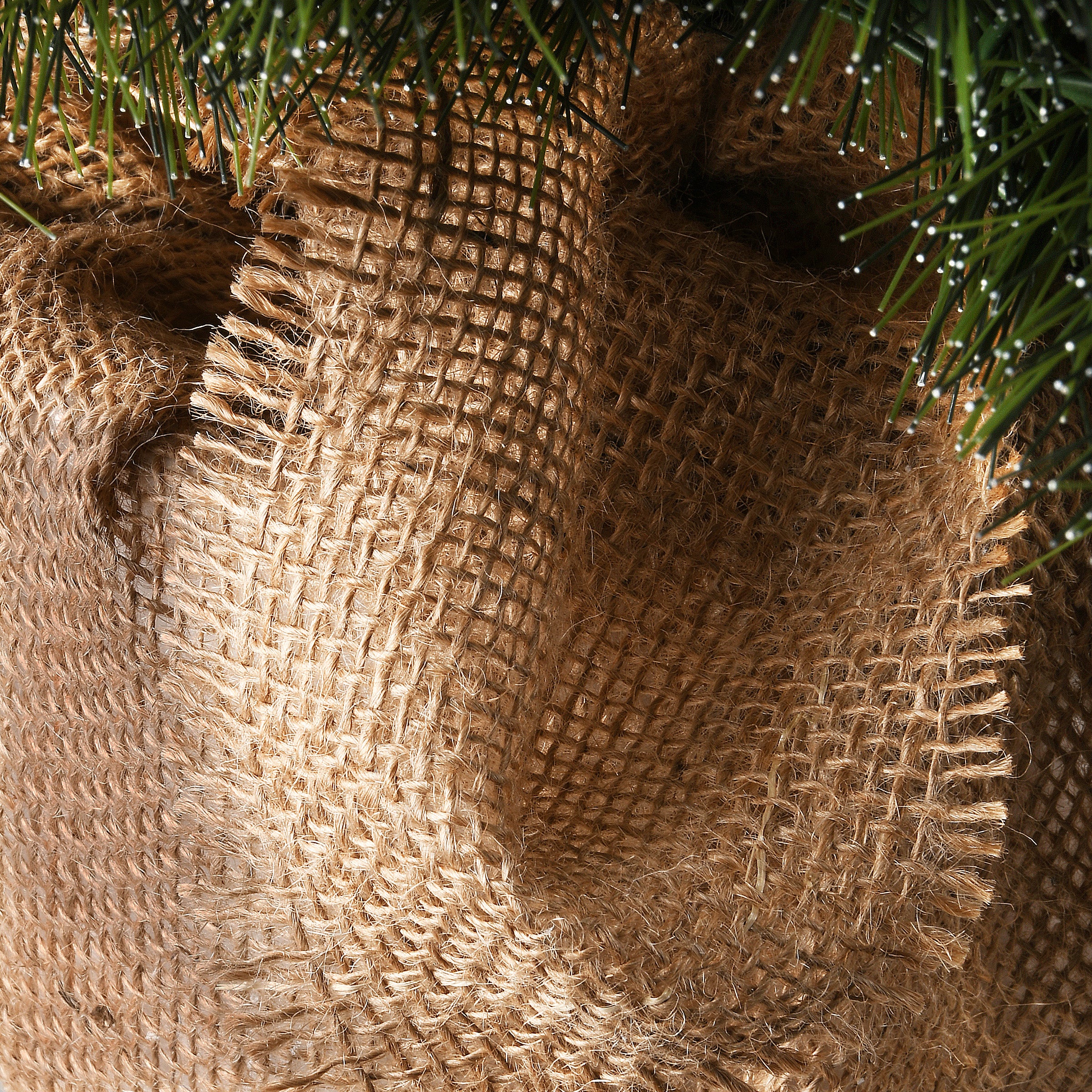 3 ft. Pre-Lit Frosted Ontario Pine Tree with White LED Lights - Image 5