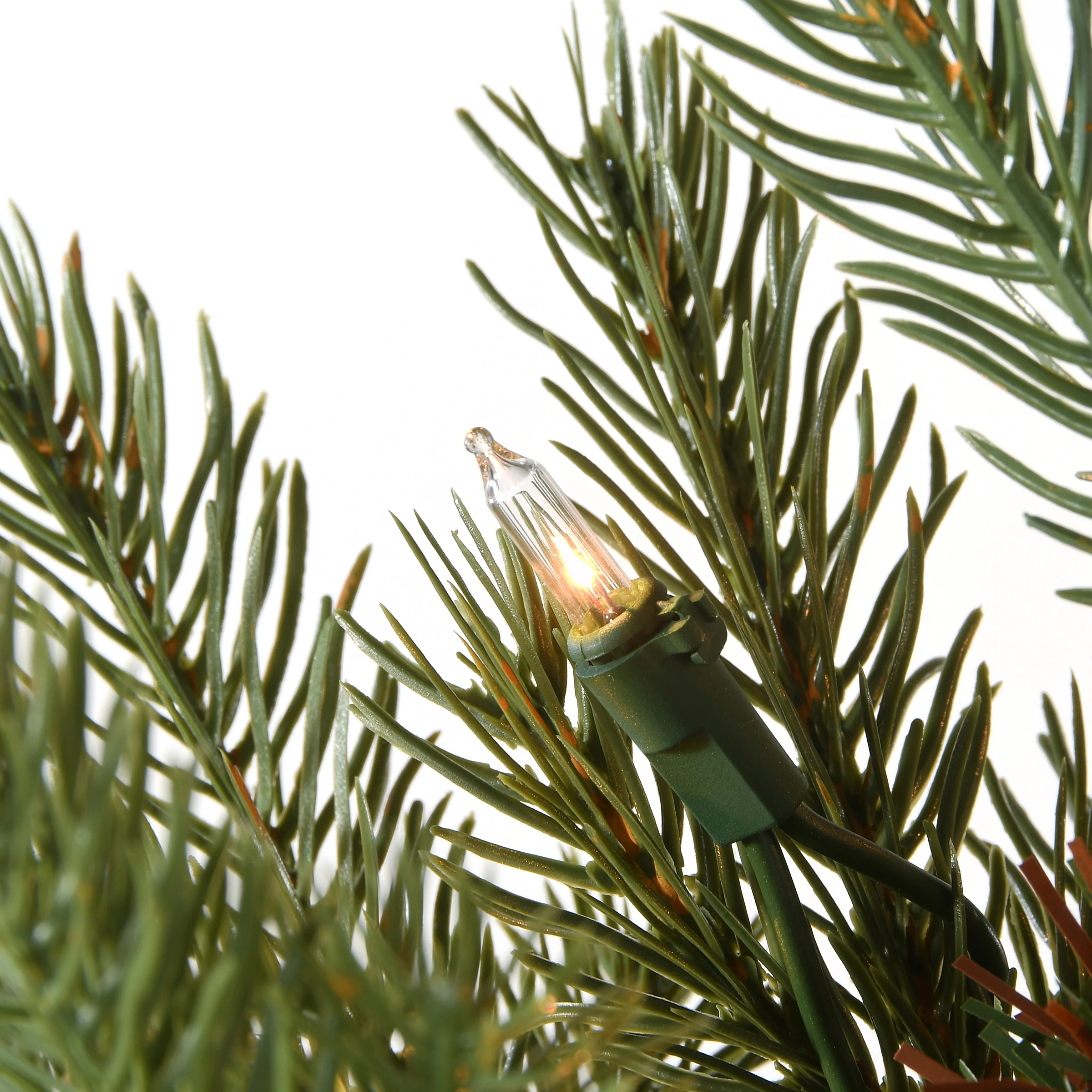 3 ft. Pre-Lit Nordic Spruce Tree with Clear Lights, Plug-In - Image 5