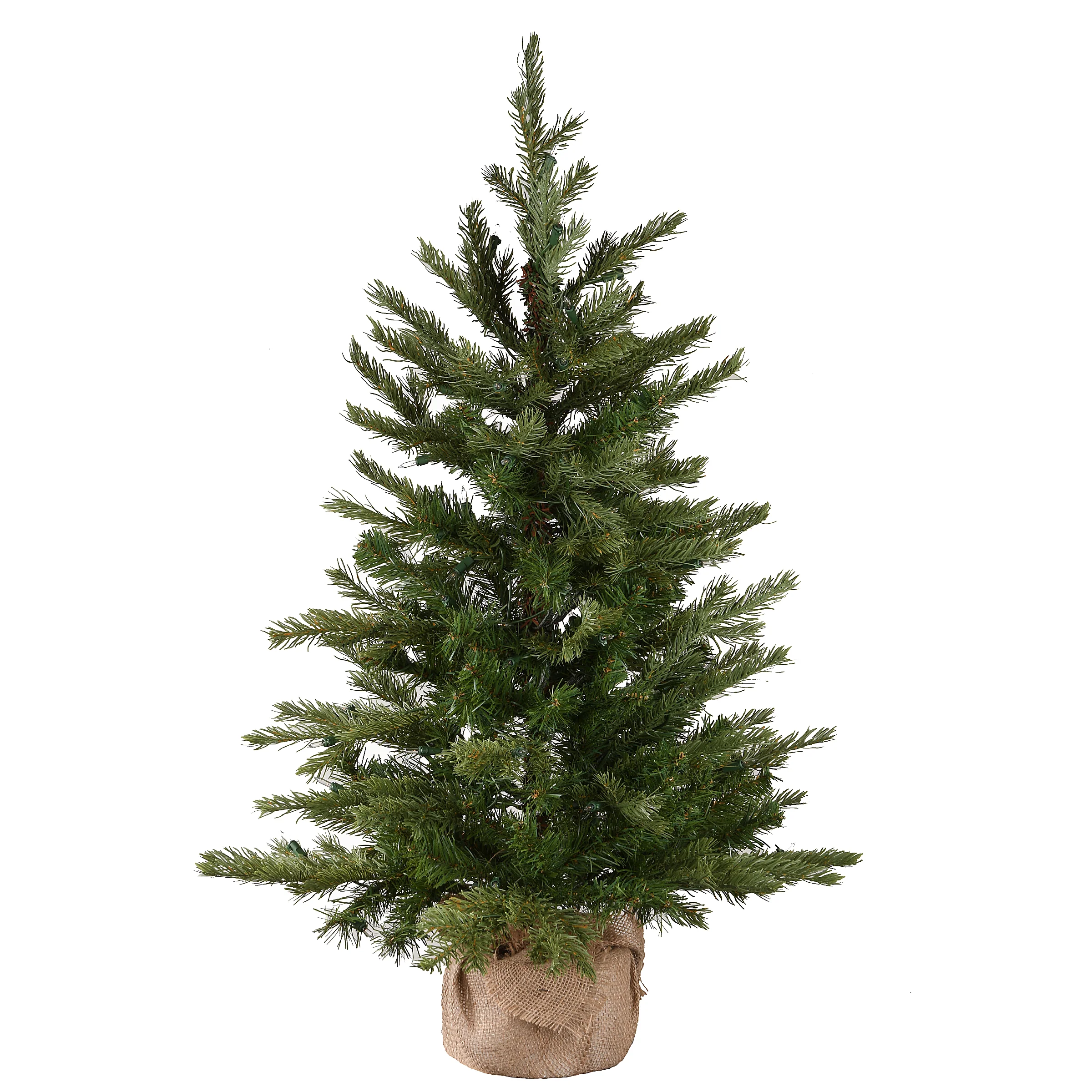 3 ft. Pre-Lit Nordic Spruce Tree with Clear Lights, Plug-In - Image 7