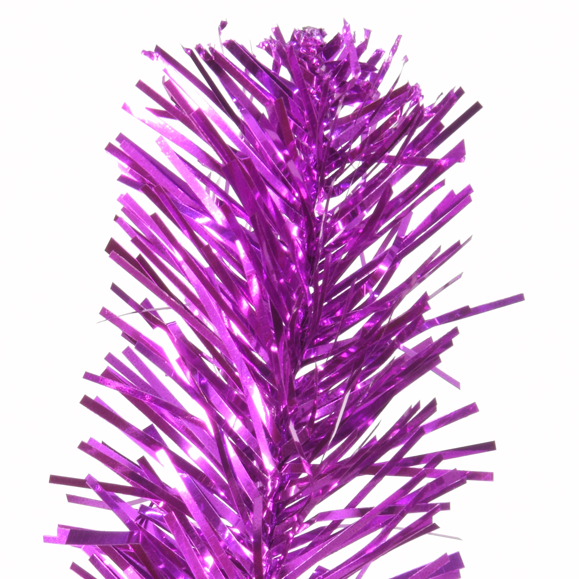 3 ft. Tinsel Collection Magenta Pink Tree - Image 4