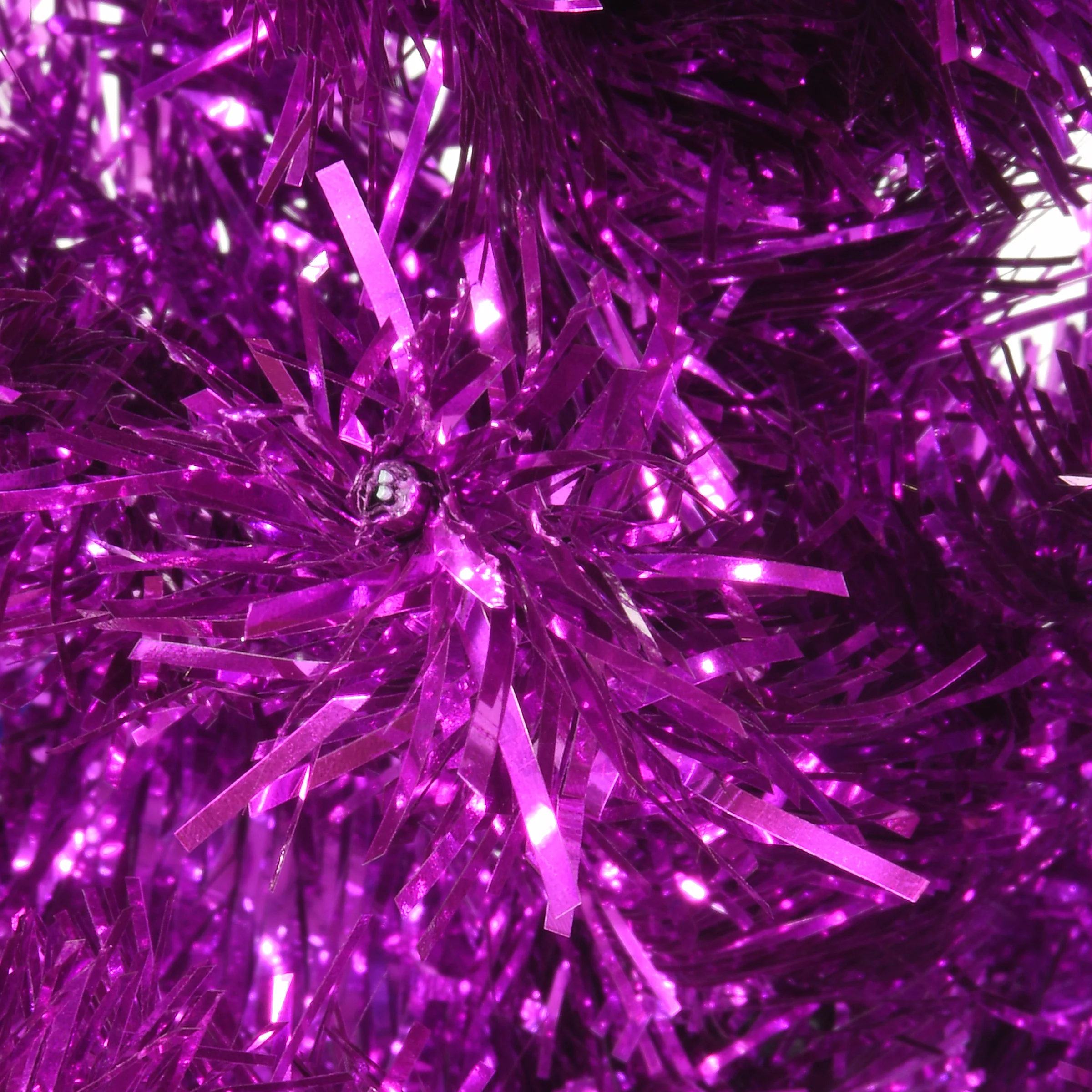 3 ft. Tinsel Collection Magenta Pink Tree - Image 5