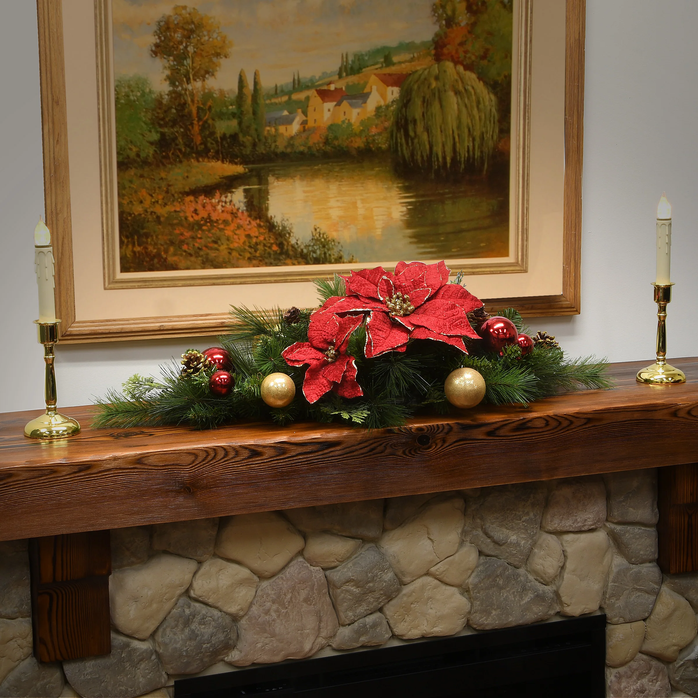 30 in. Decorative Collection Home for the Holidays Centerpiece - Image 2
