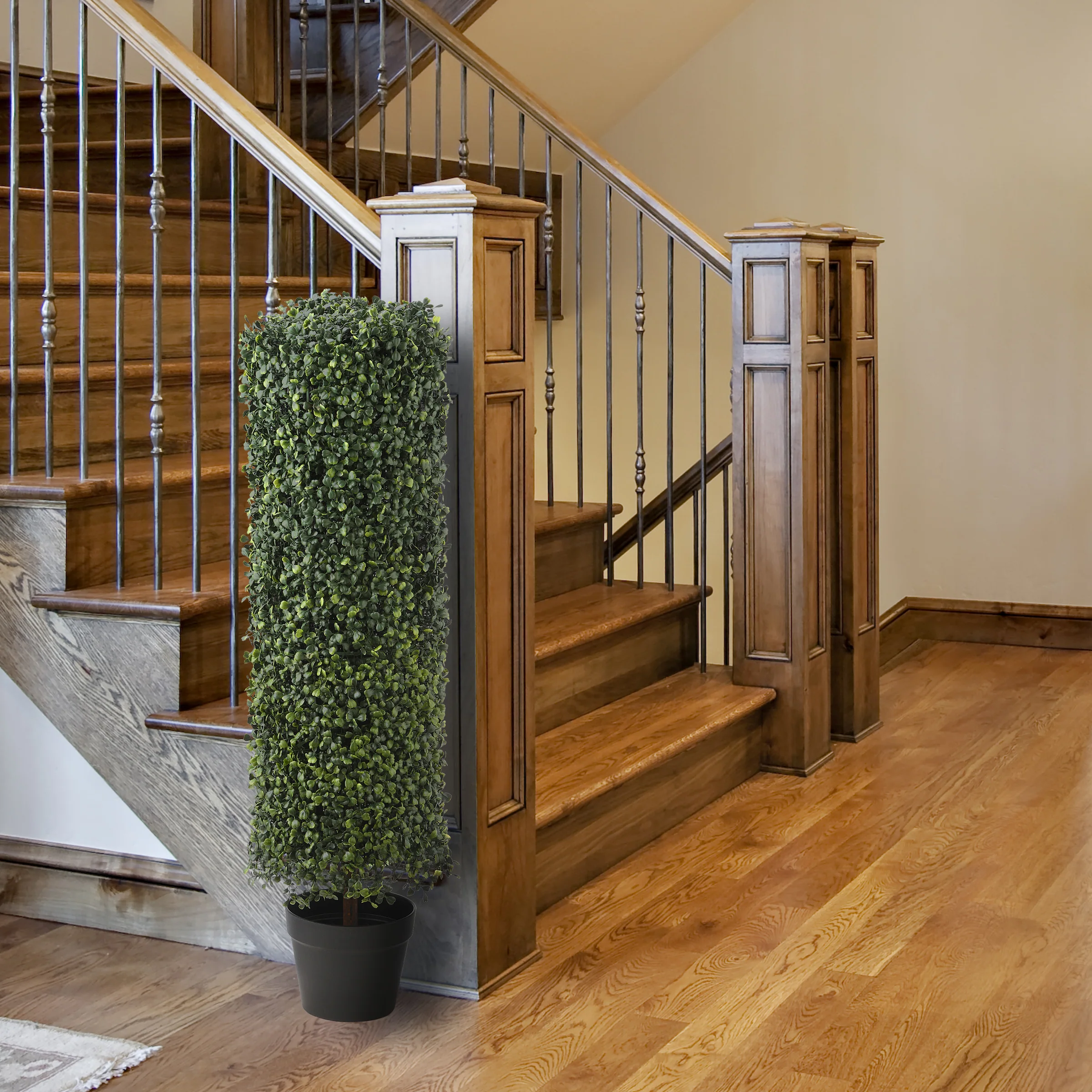 36 in. Boxwood Column Topiary - Image 2