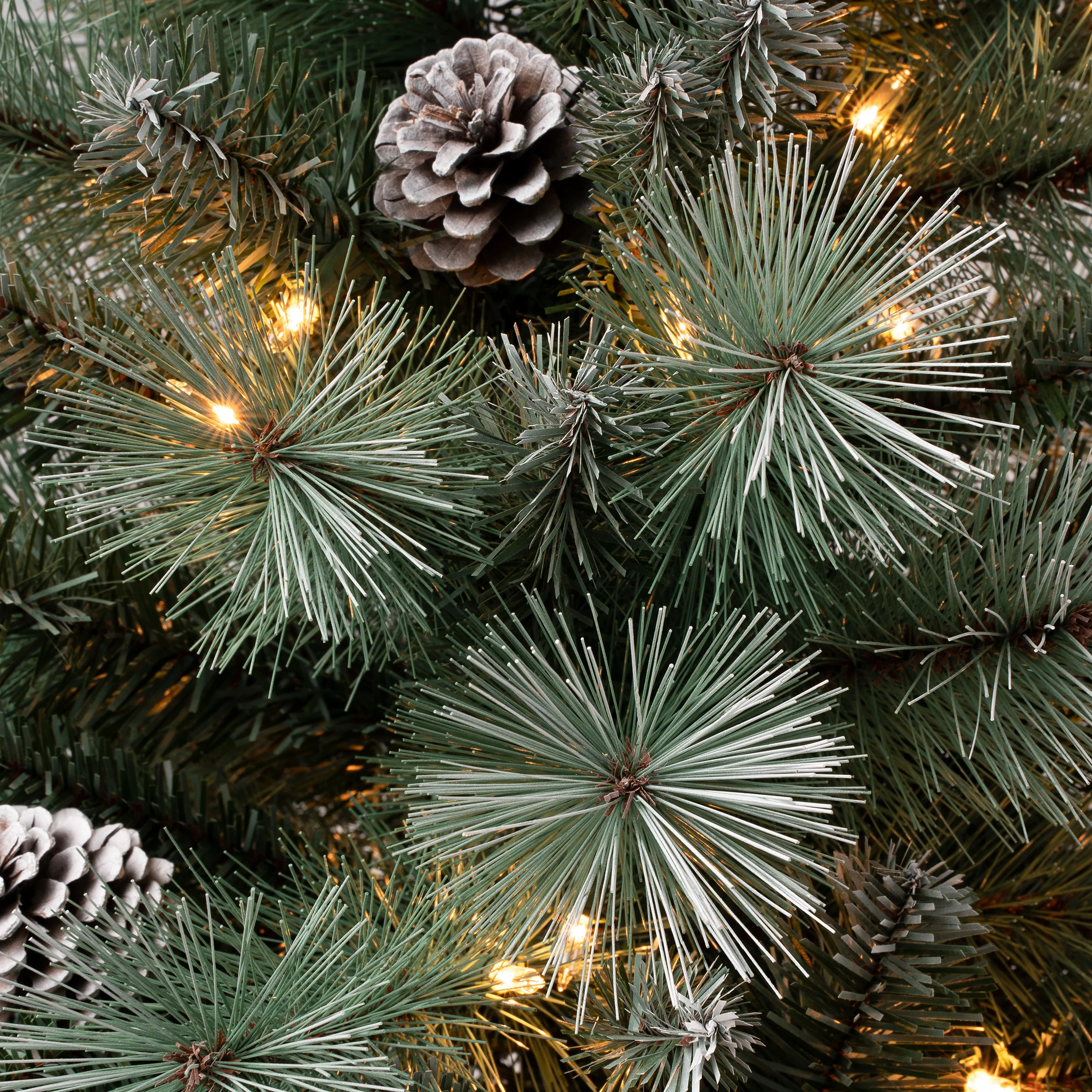4.5 ft. Pre-Lit Perry Mixed Pine Tree with Clear Lights, Plug-In - Image 3