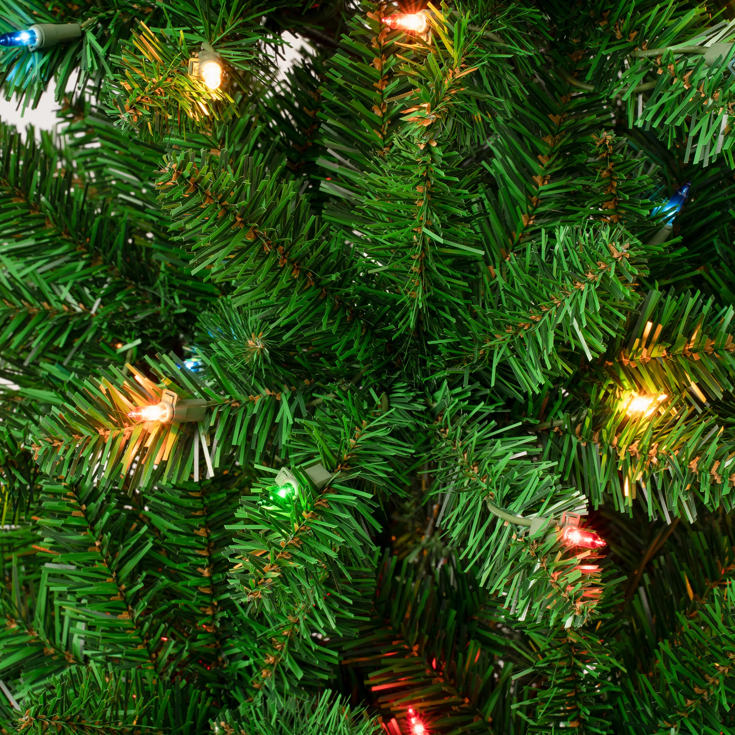 4.5 ft. Pre-Lit Rowan Pencil Slim Tree with Multicolor Lights - Image 3
