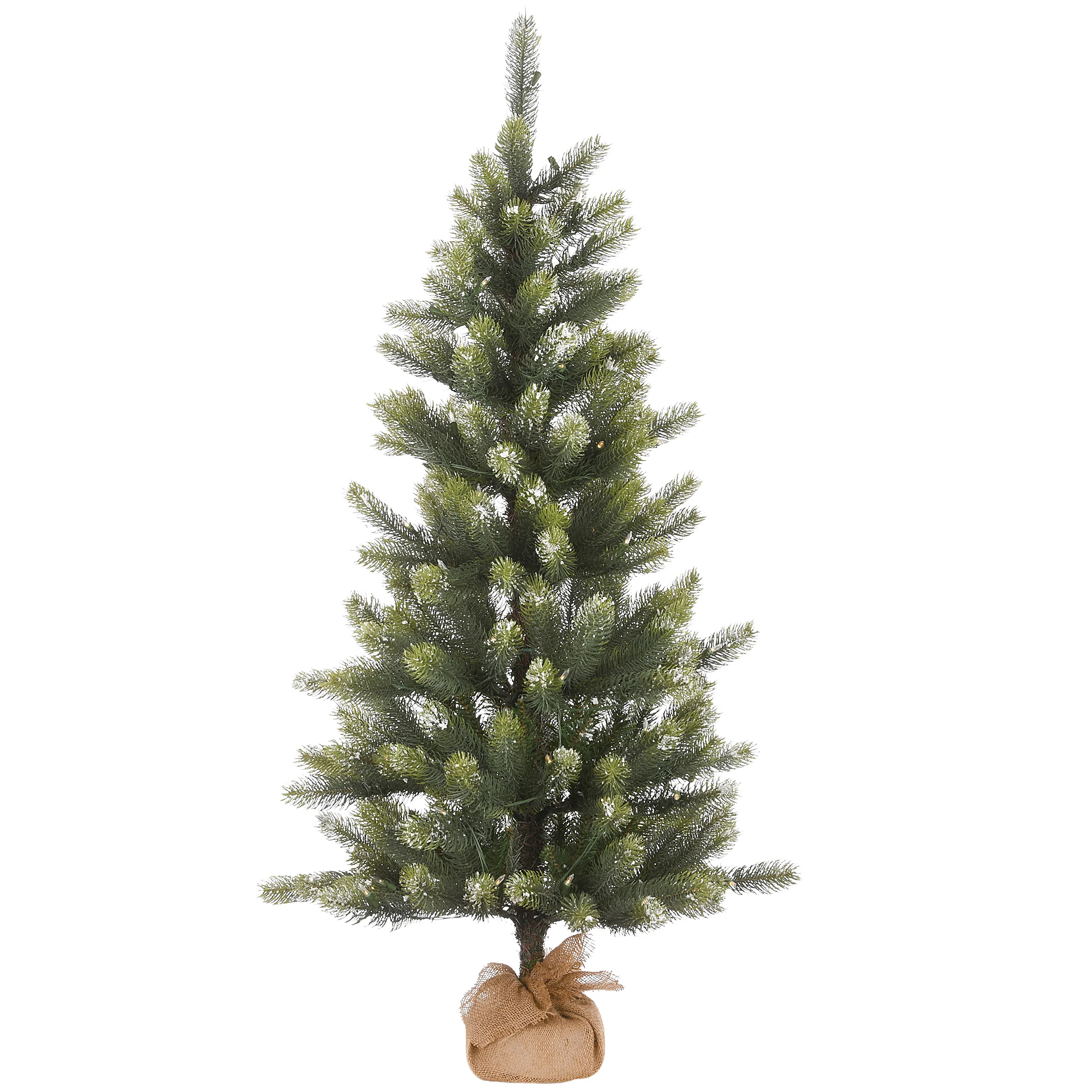 4.5 ft. Pre-Lit Trinity Spruce Tree with LED Lights, Plug-In - Image 4