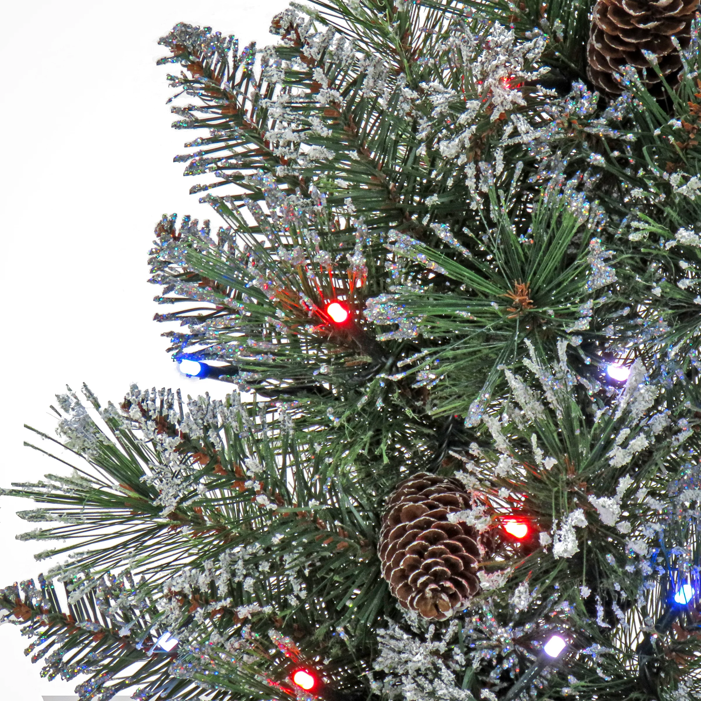 4 ft. Pre-Lit Aberdeen Blue Spruce Tree with Twinkly LED Lights, Plug-In - Image 3