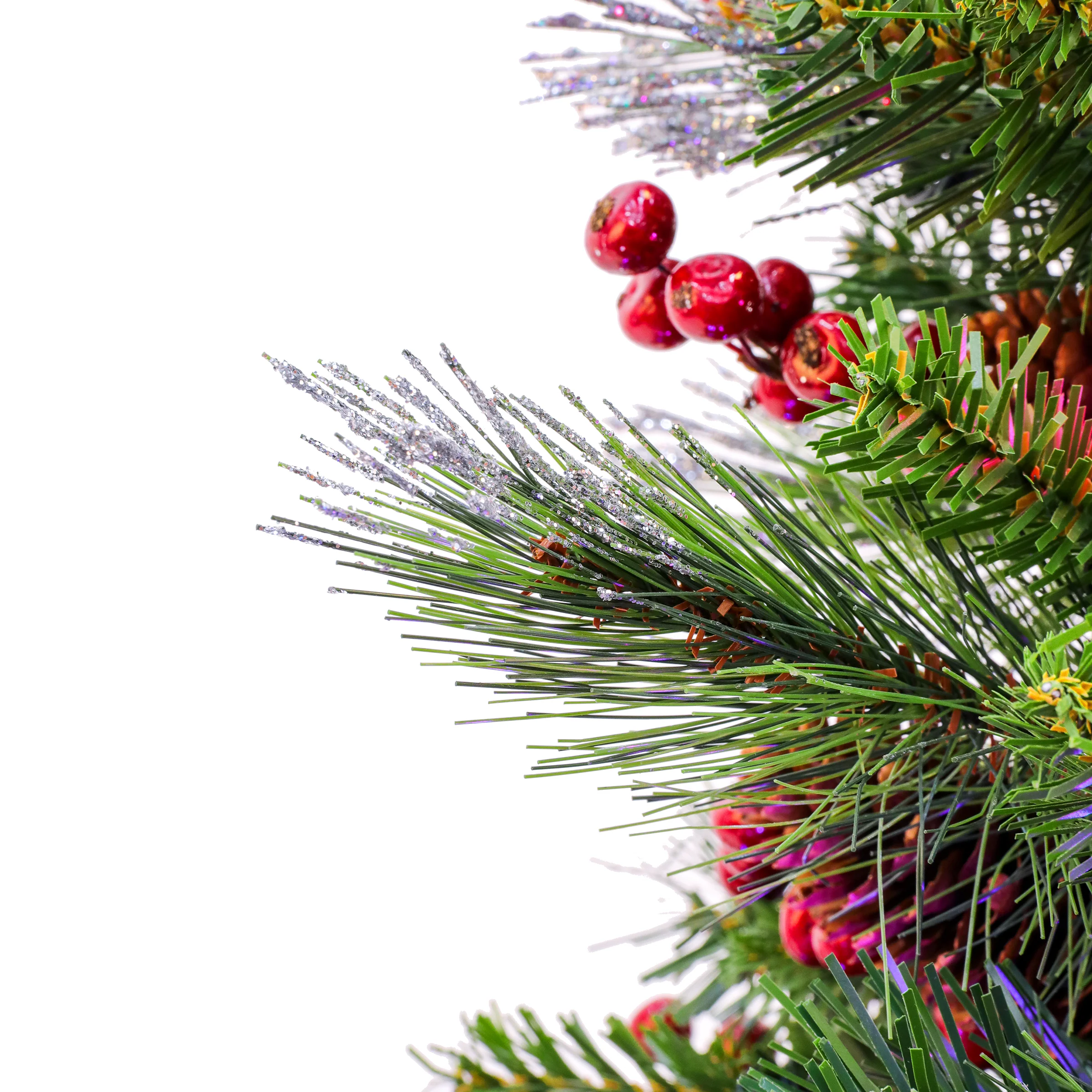 4 ft. Pre-Lit Crestwood Spruce Tree with Twinkly LED Lights, Plug-In - Image 3