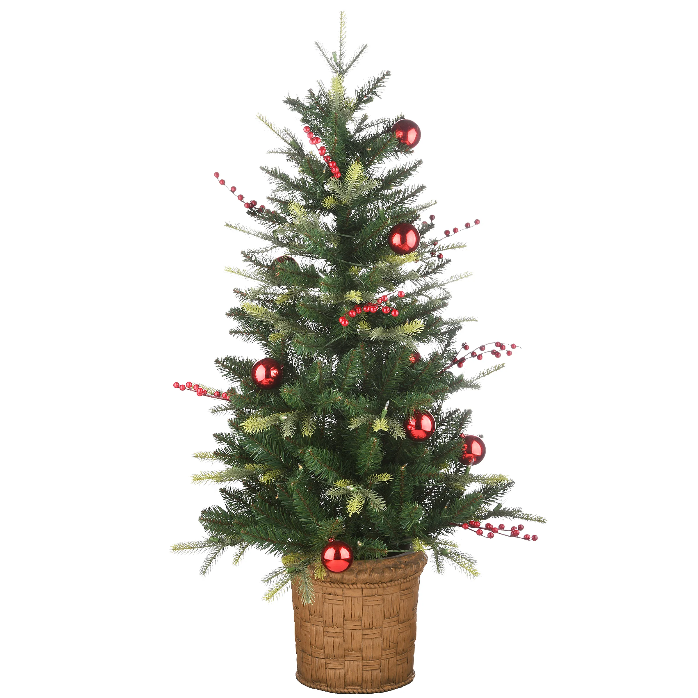 4 ft. Pre-Lit Scotch Creek Fir Tree with LED Lights, Plug-In - Image 6