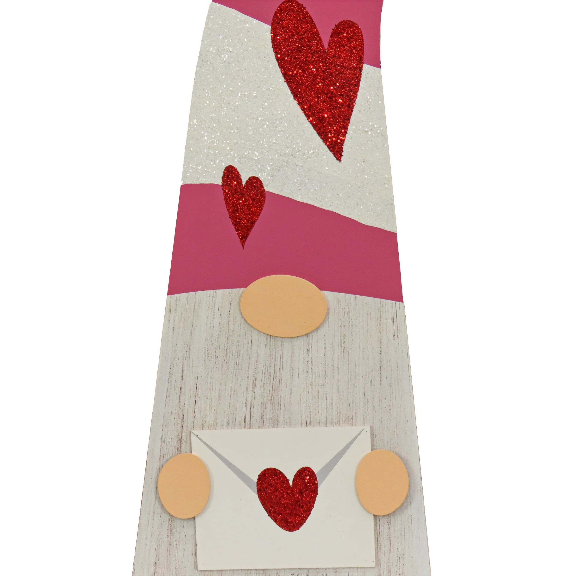 Valentine's Gnomes Porch Decoration, Pink, Valentine's Day Collection, 43 Inches - Image 3
