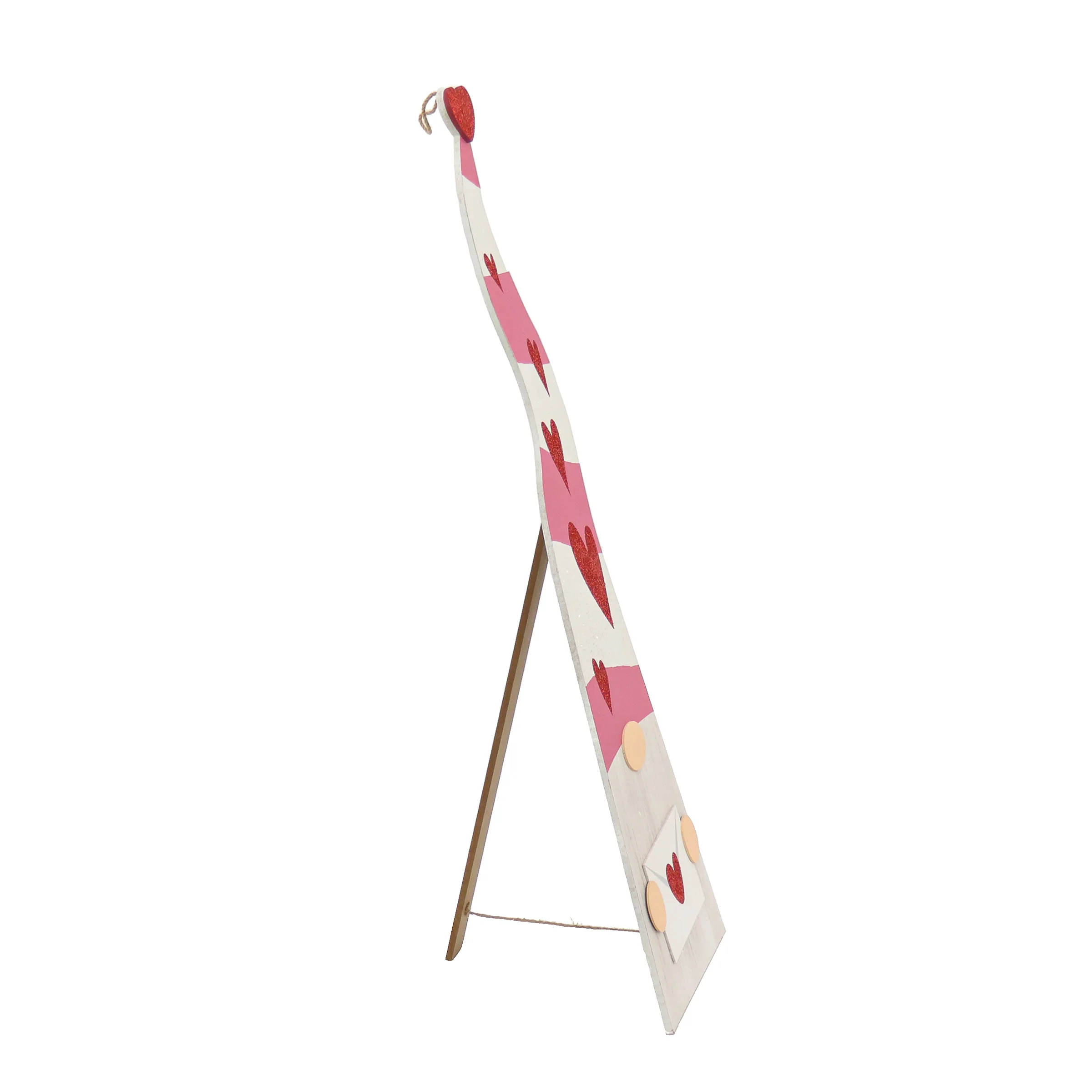 Valentine's Gnomes Porch Decoration, Pink, Valentine's Day Collection, 43 Inches - Image 4