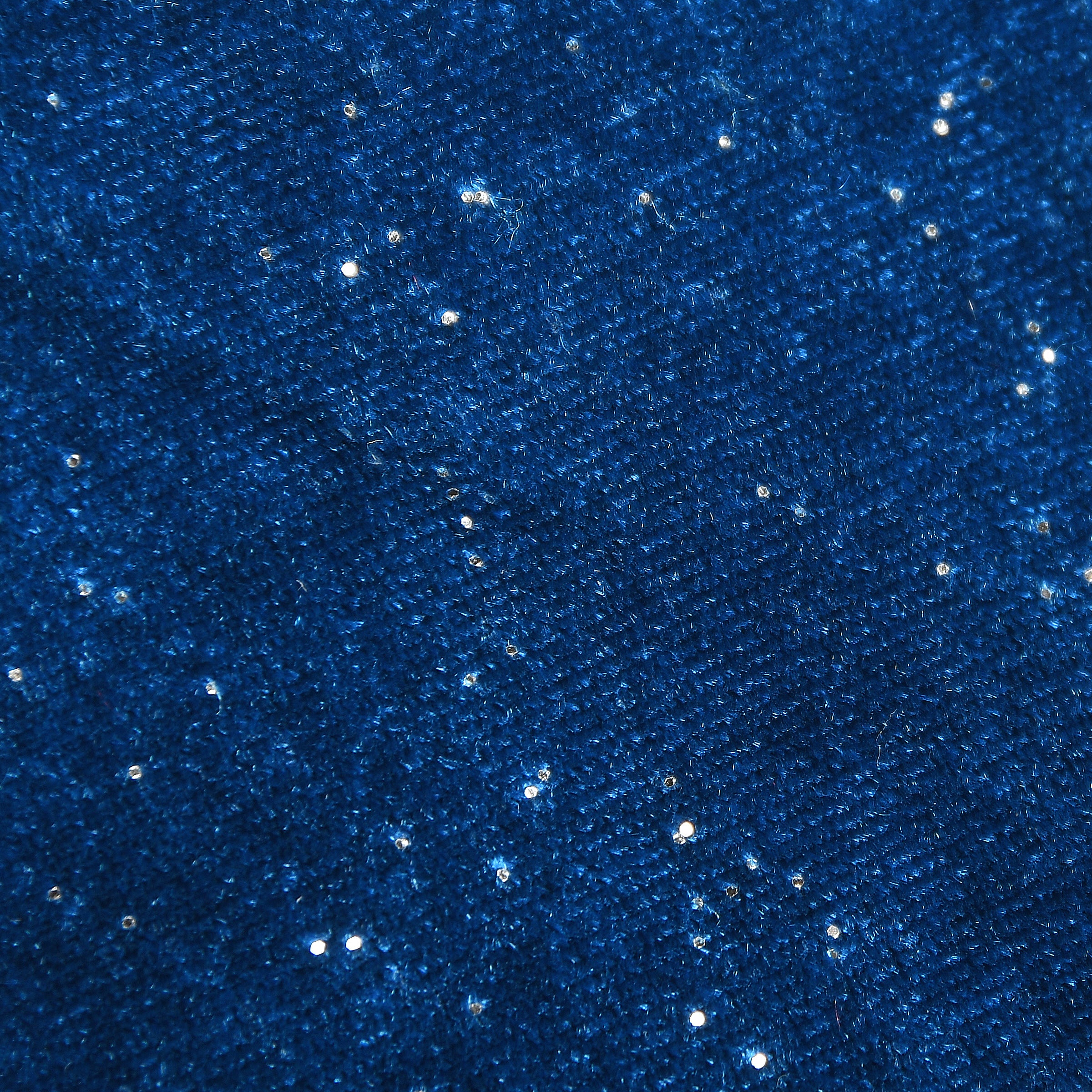 48 in. Arctic Lights Collection Navy and Silver Tree Skirt - Image 4
