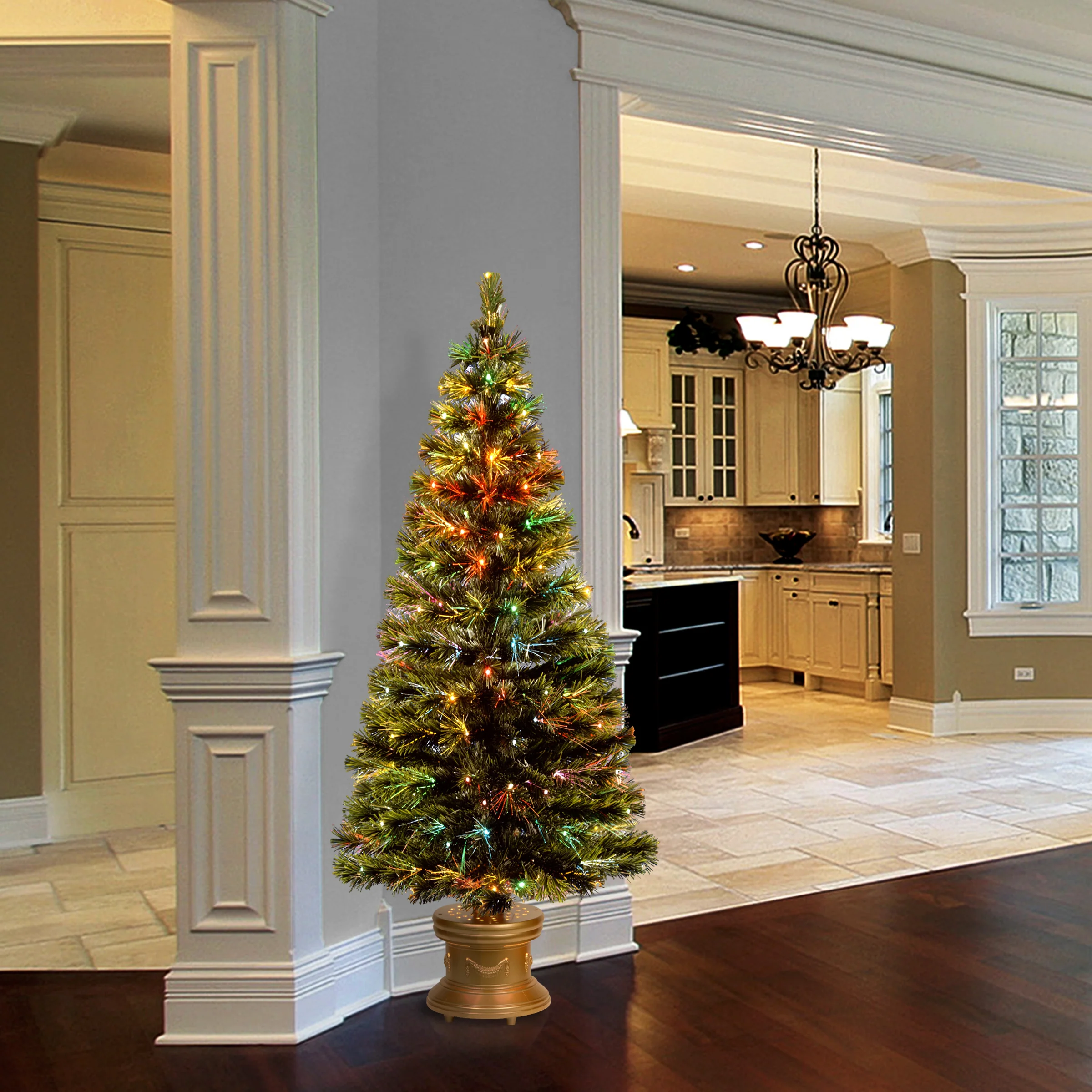 5 ft. Fiber Optic Radiance Fireworks Tree - Image 2
