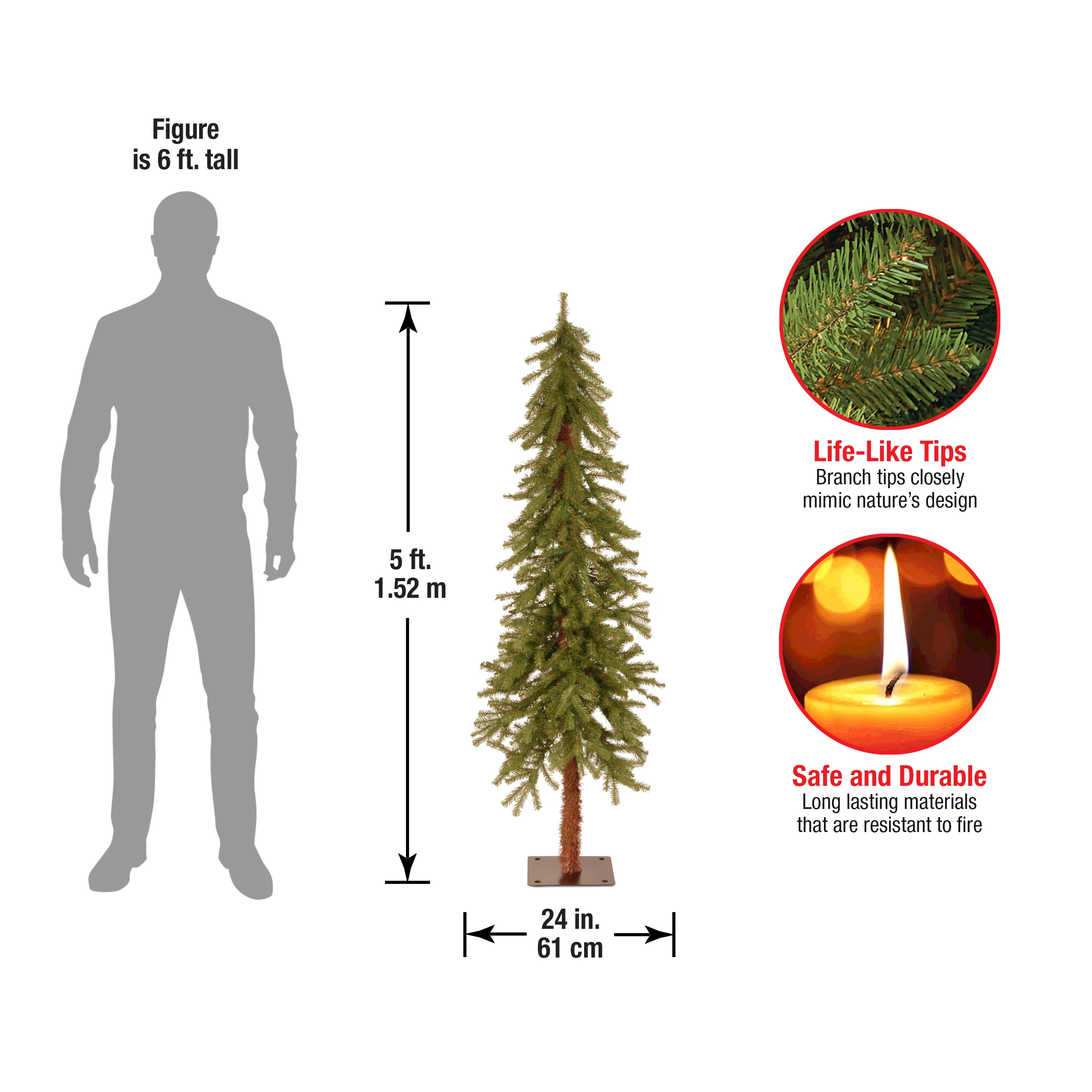 5 ft. Hickory Cedar Tree - Image 10