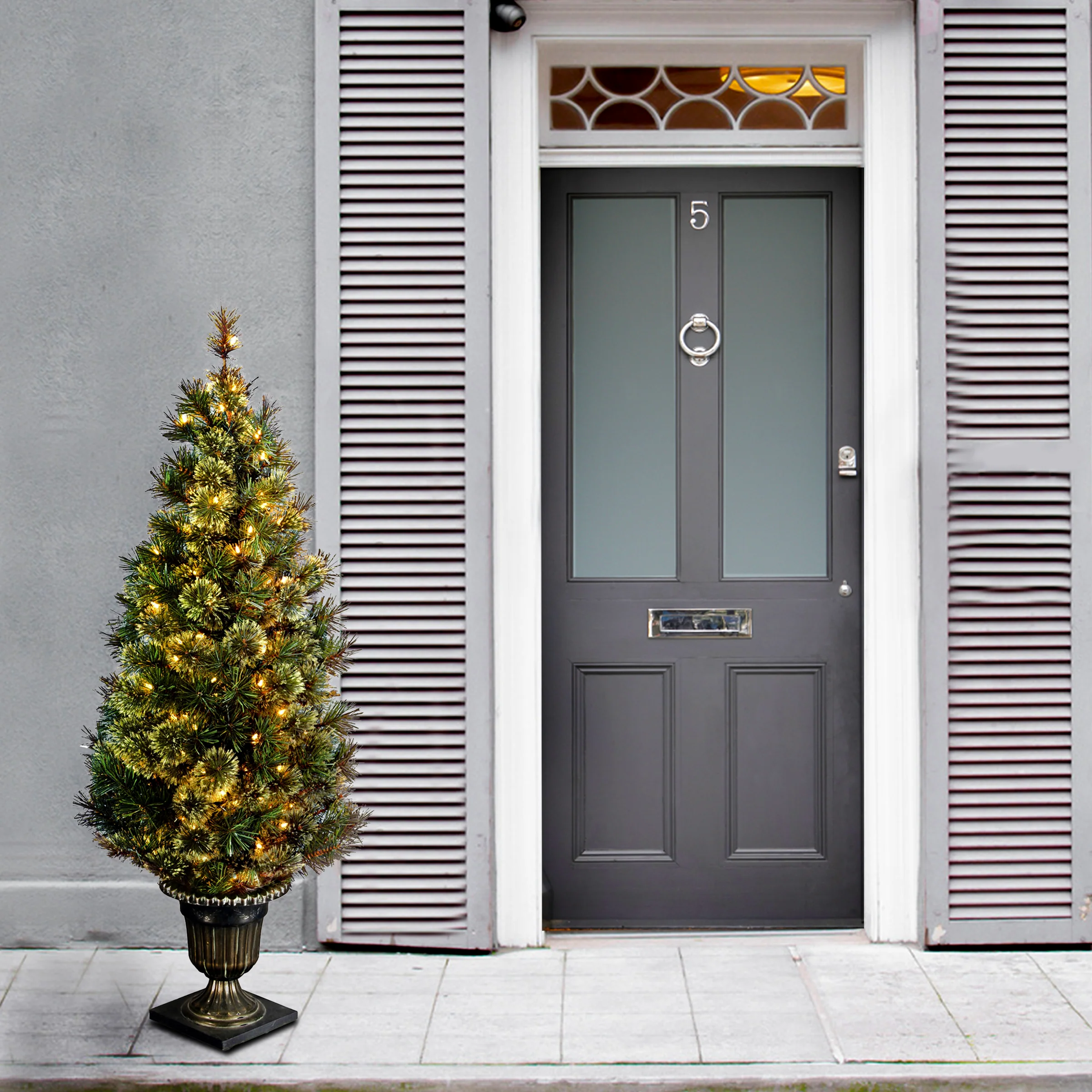 5 ft. Pre-Lit Wispy Willow Tree with Clear Lights - Image 2